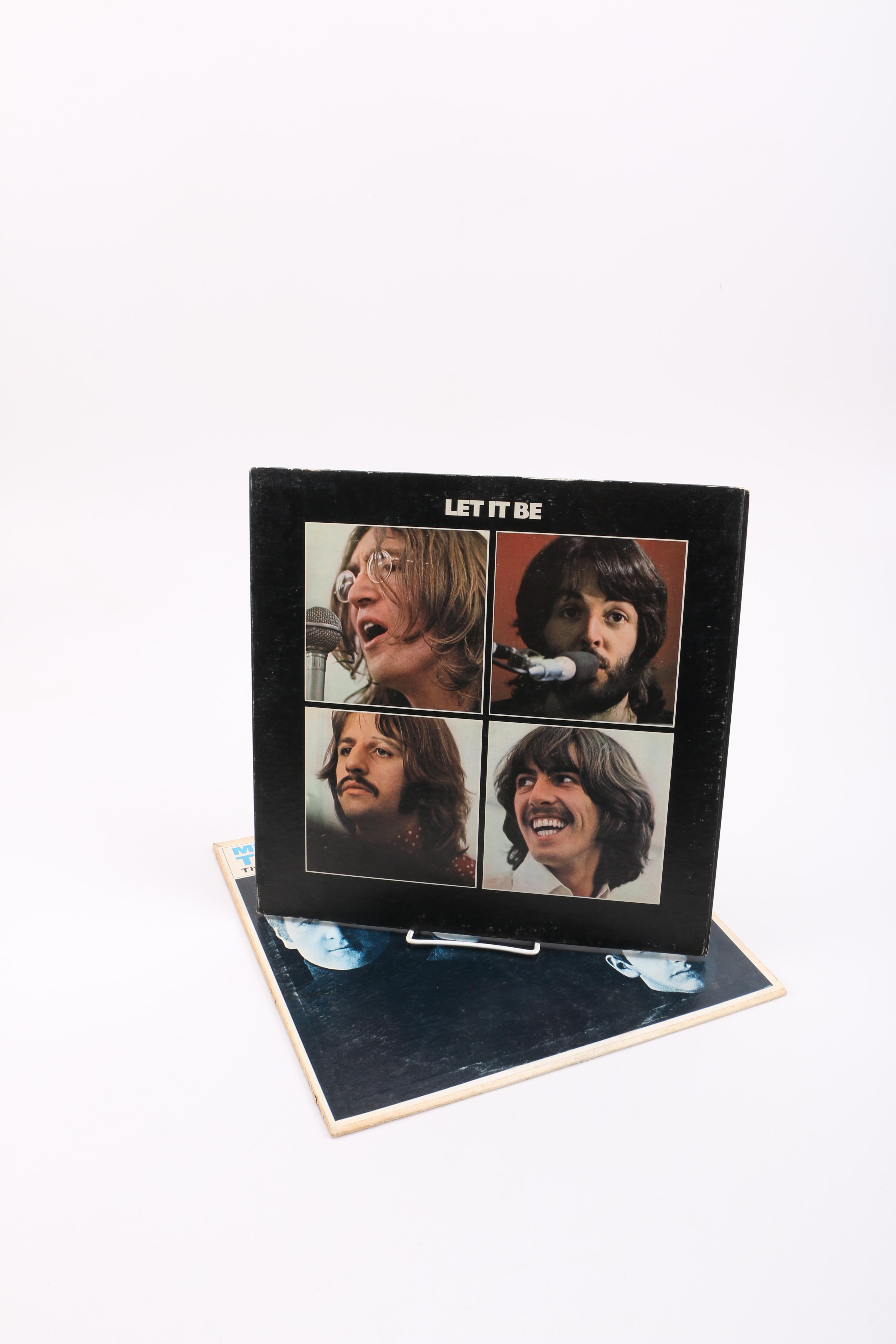 The Beatles "Let It Be" and "Meet the Beatles!" LPs