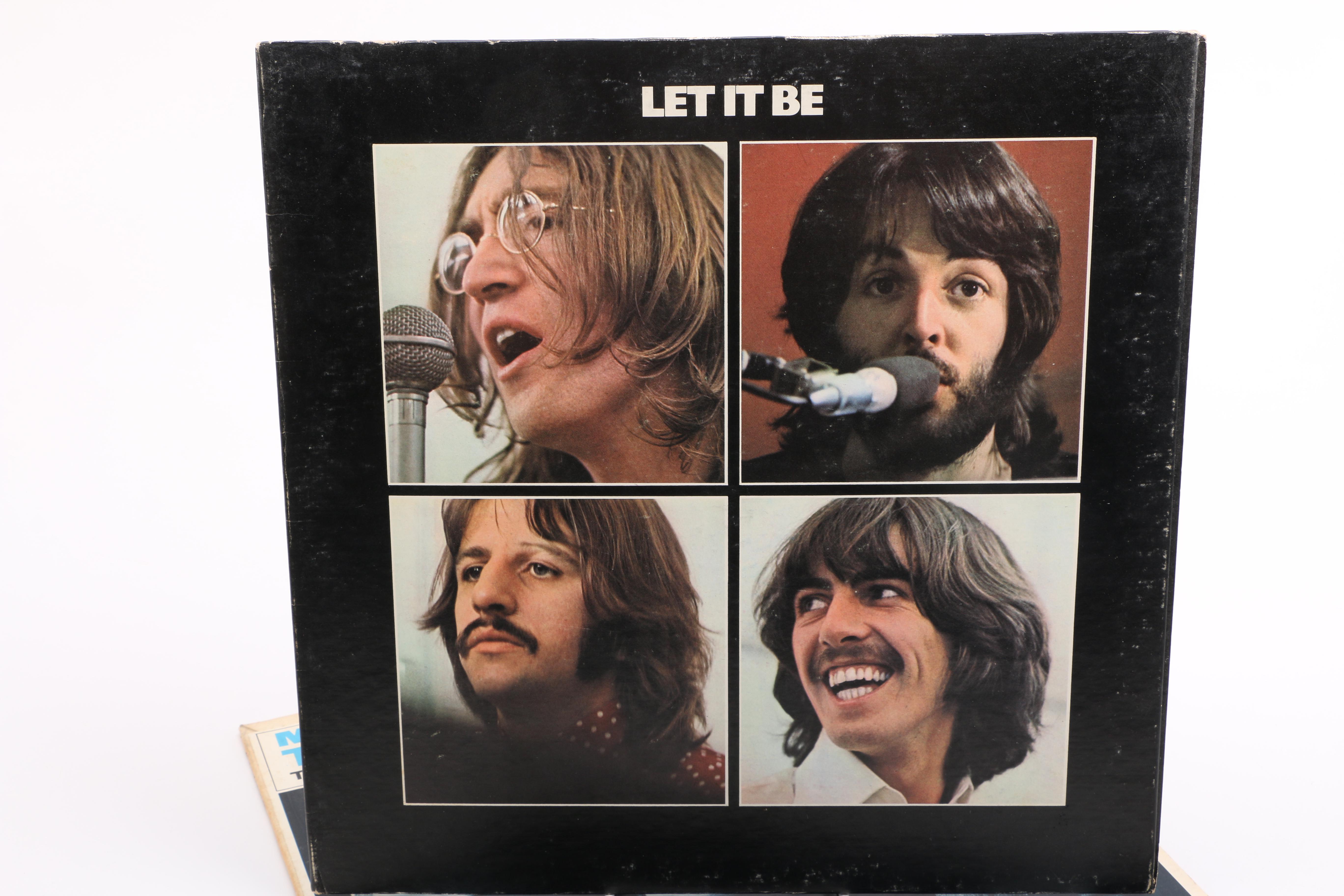 The Beatles "Let It Be" and "Meet the Beatles!" LPs