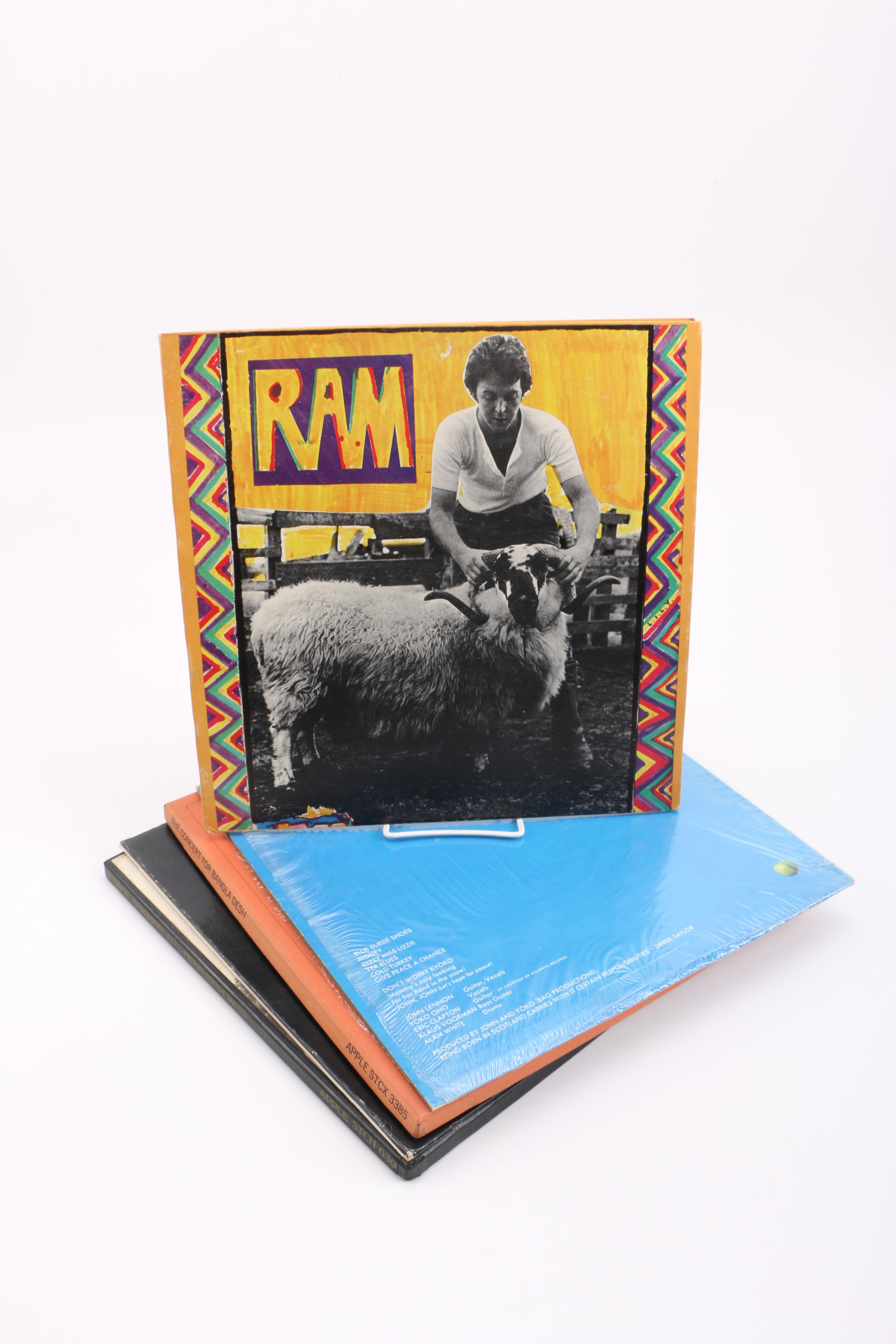 Beatles Solo 1960s-70s LPs on Apple