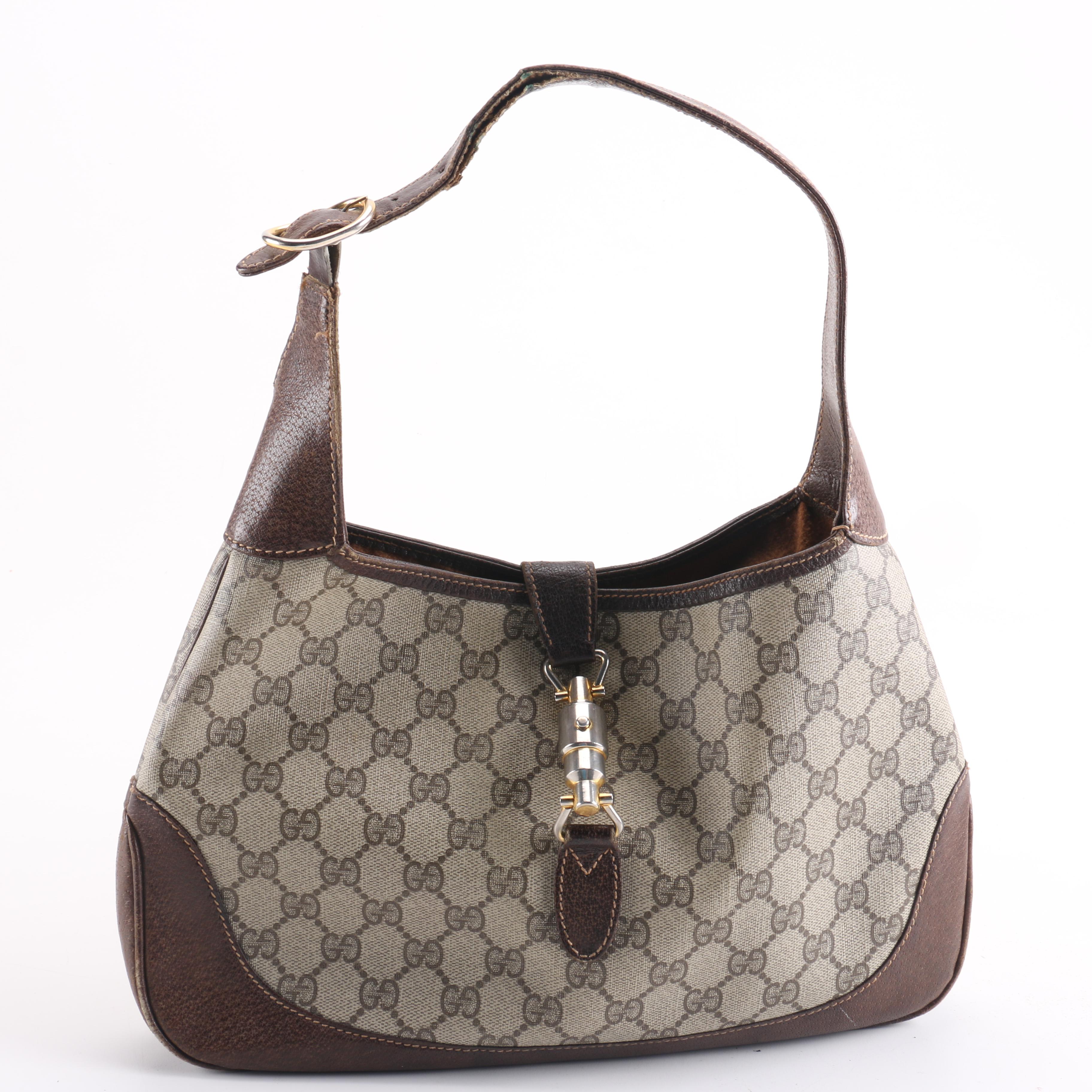 Gucci Monogram Jackie Shoulder Bag