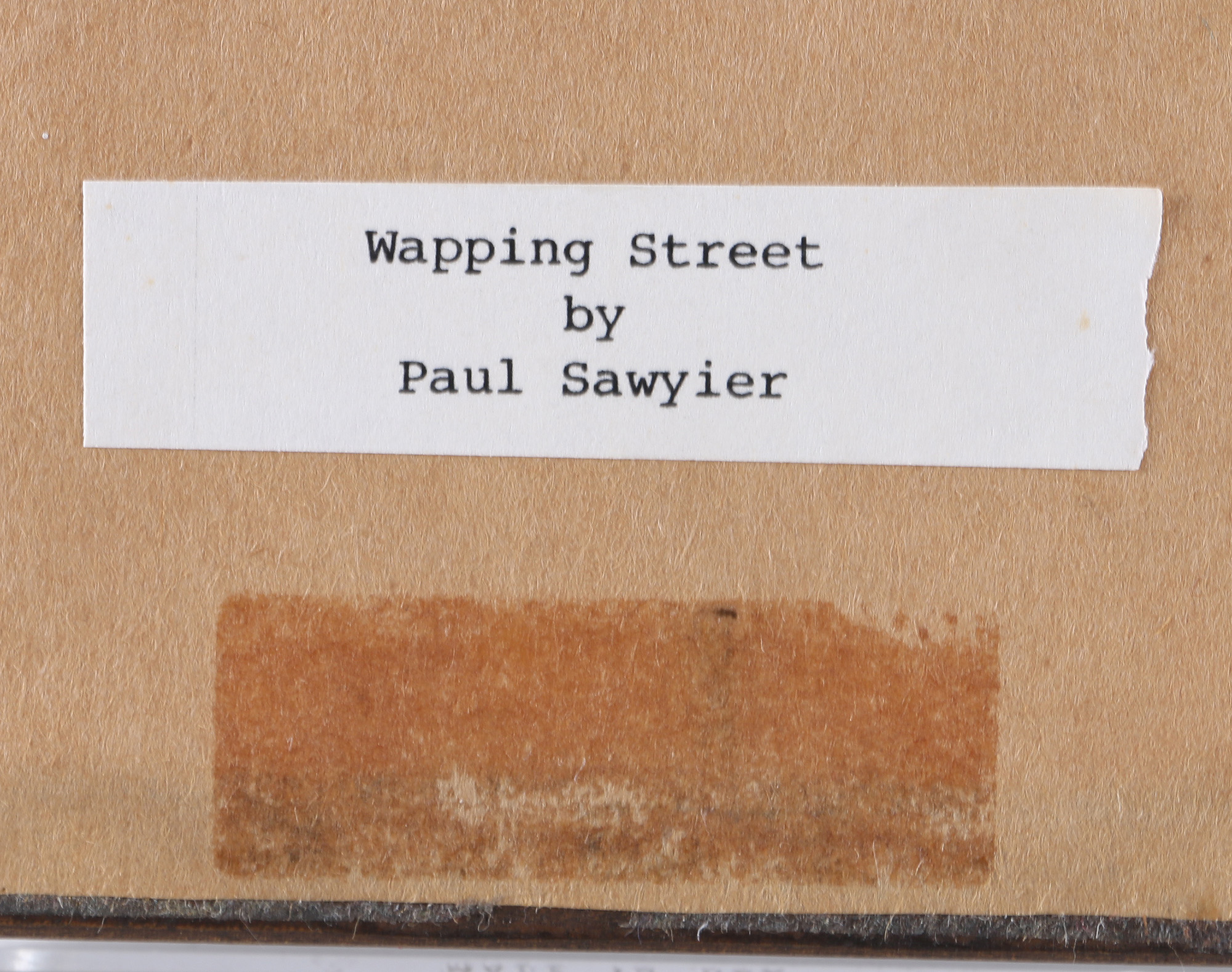 Offset Lithographs After Paul Sawyier "View of Wapping Street" and "Pinnacle Rock On The Elkhorn"