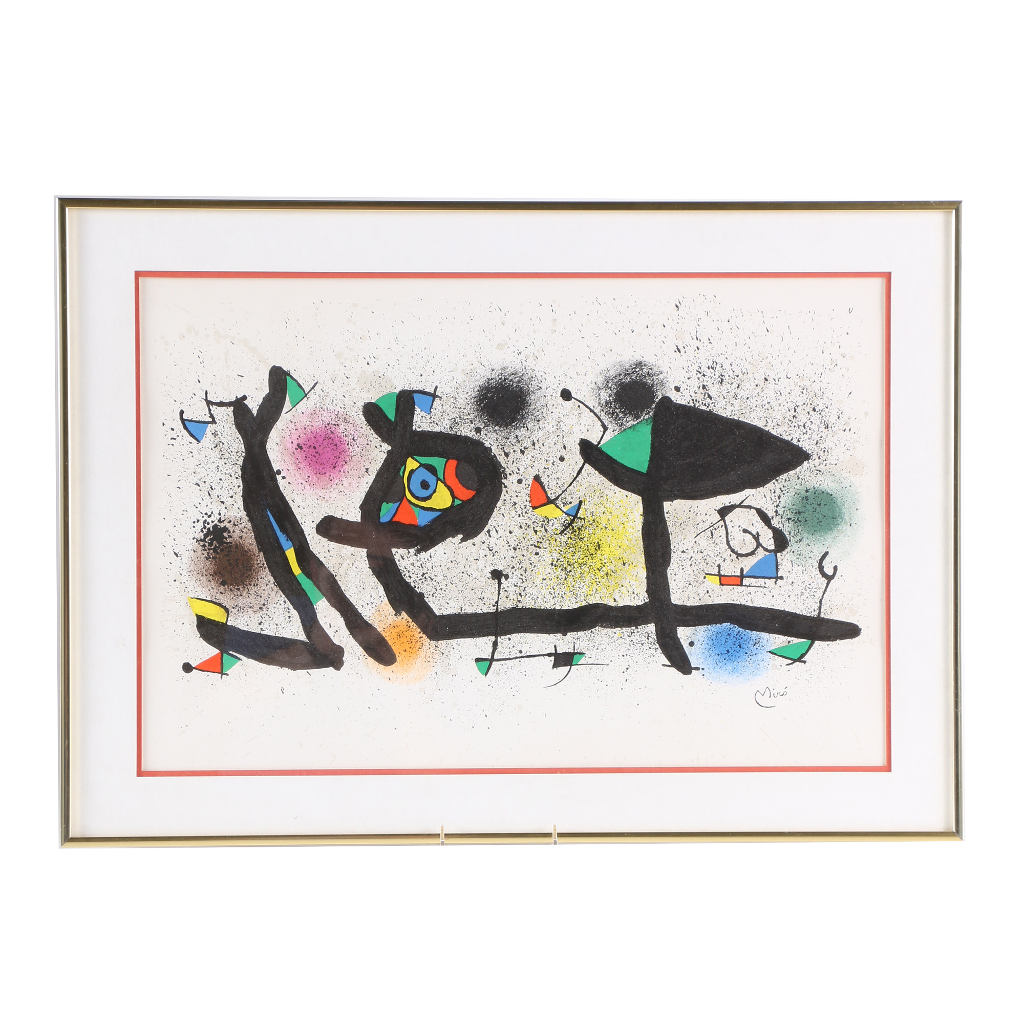 Joan Miró Lithograph on Paper "Sculptures"