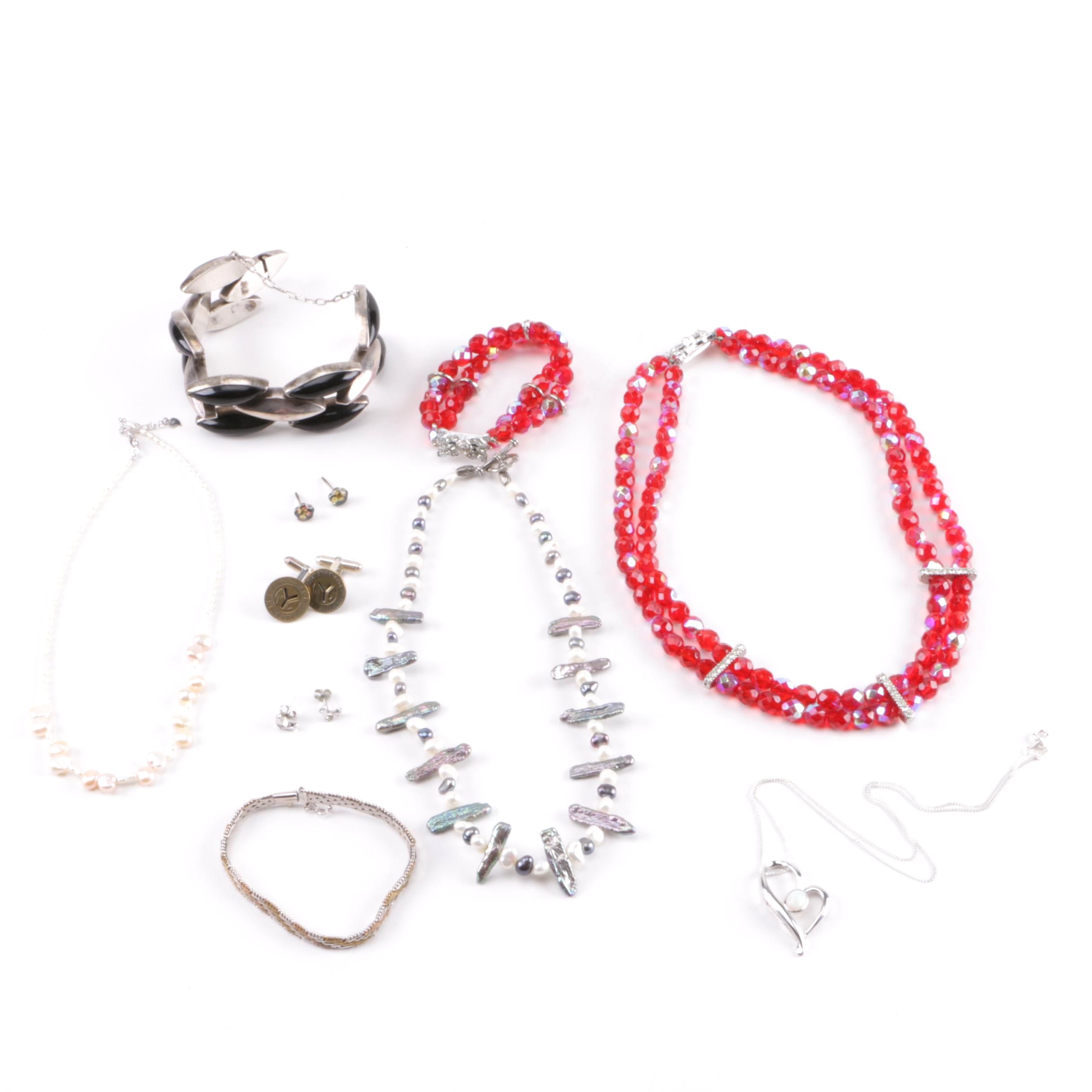 Collection of Jewelry Including Sterling Silver