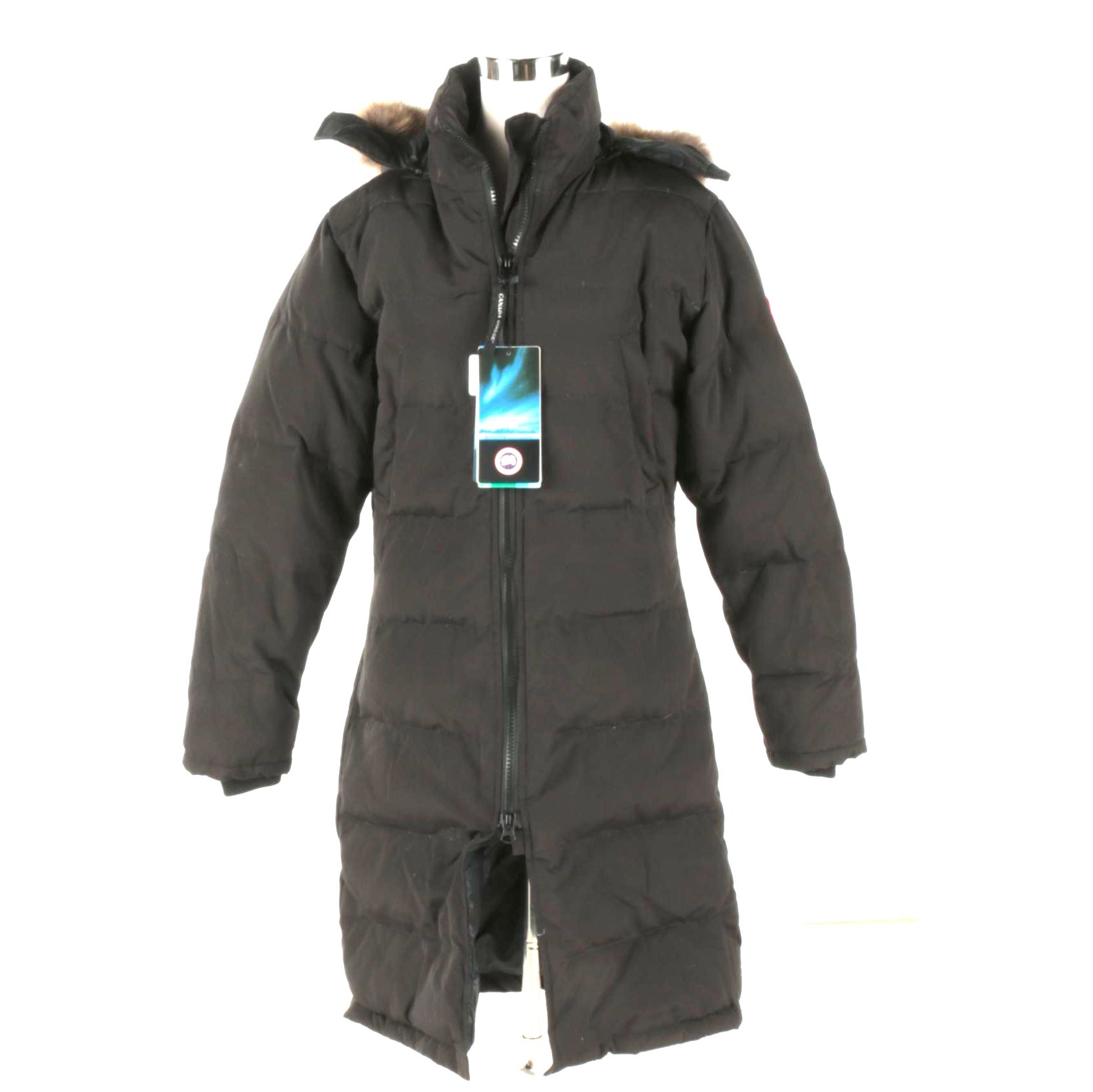 Canada Goose Down Winter Coat with Coyote Fur Trim