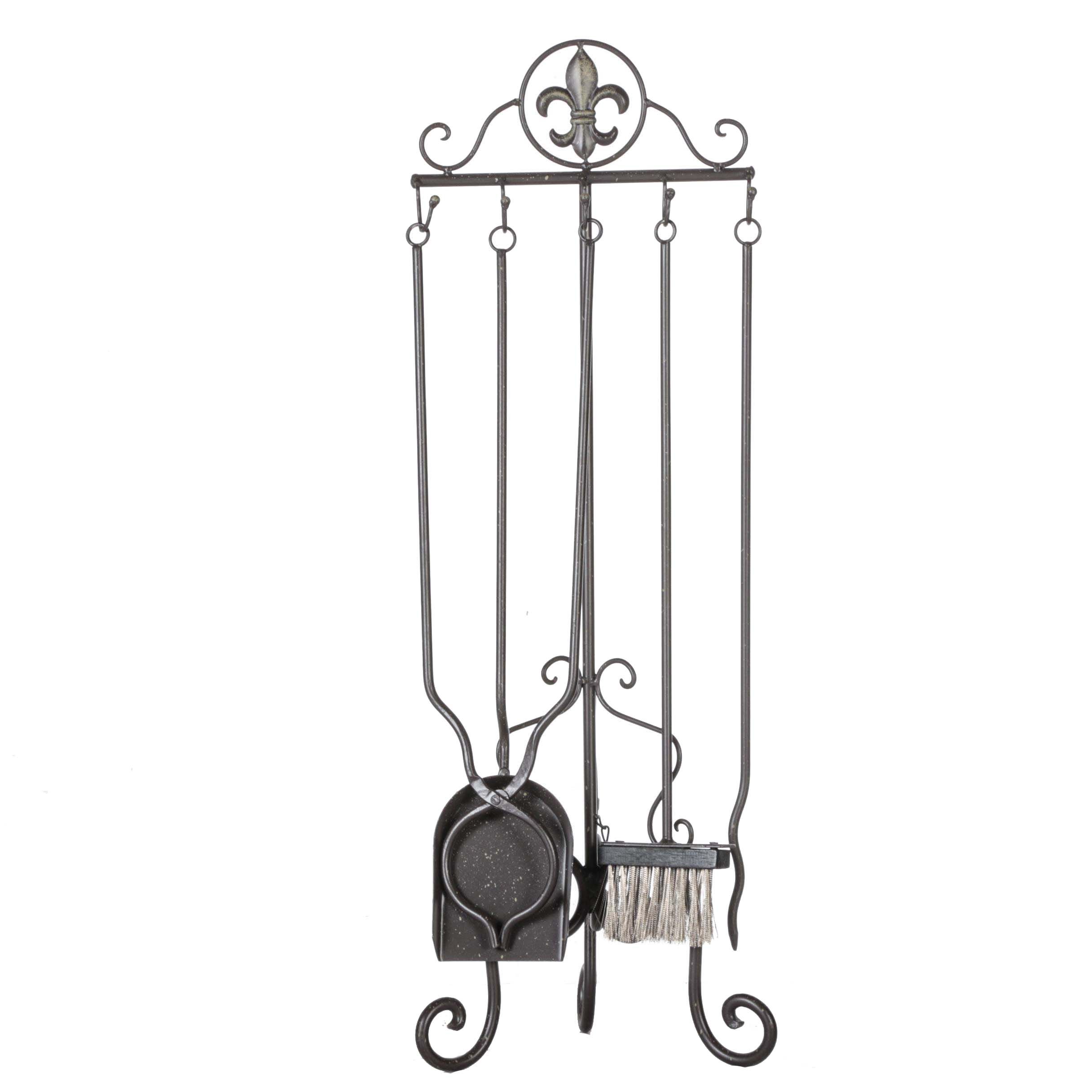 Fireplace Tool Stand With Tools