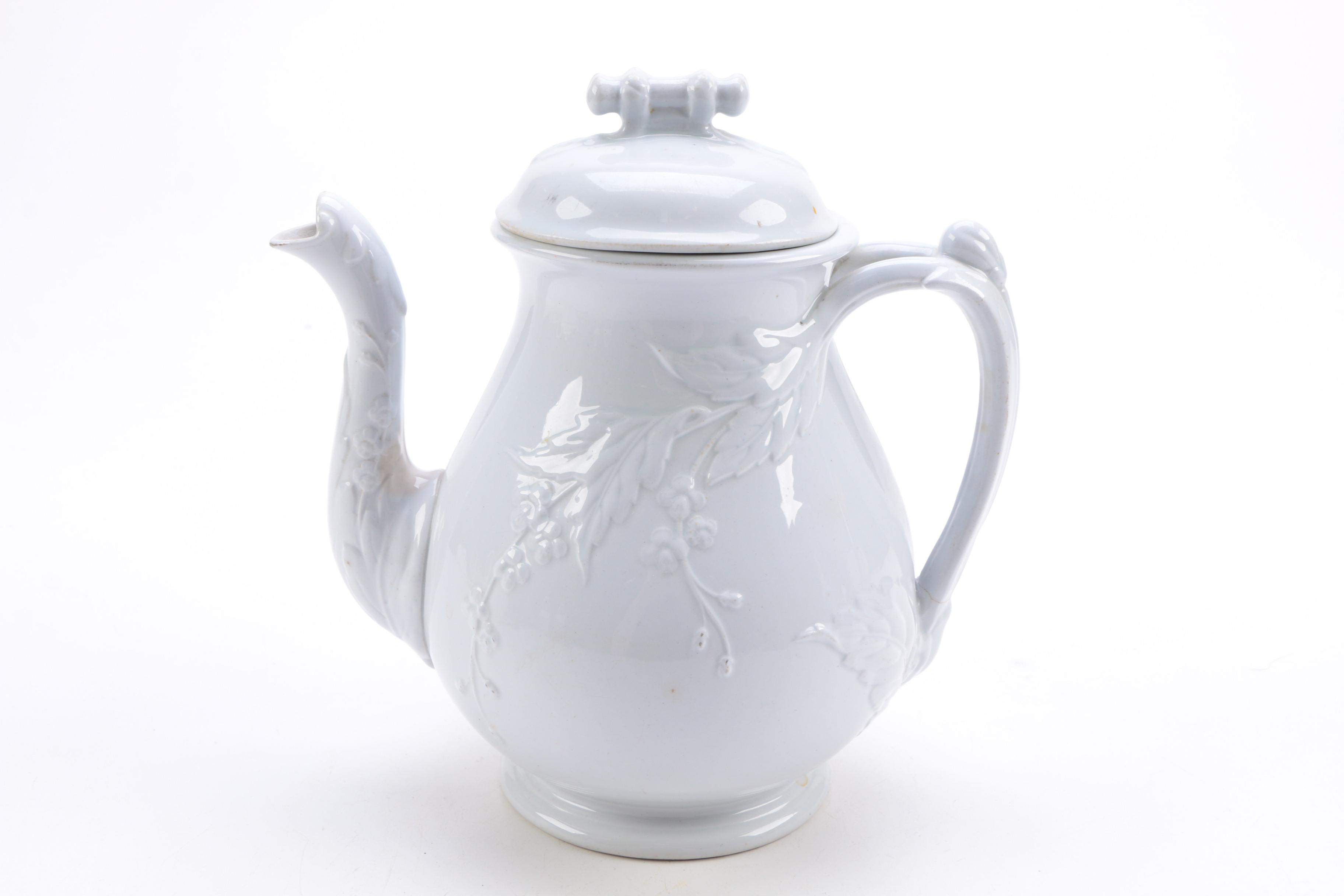 Porcelain Teapots Featuring Henry Alcock & Co.