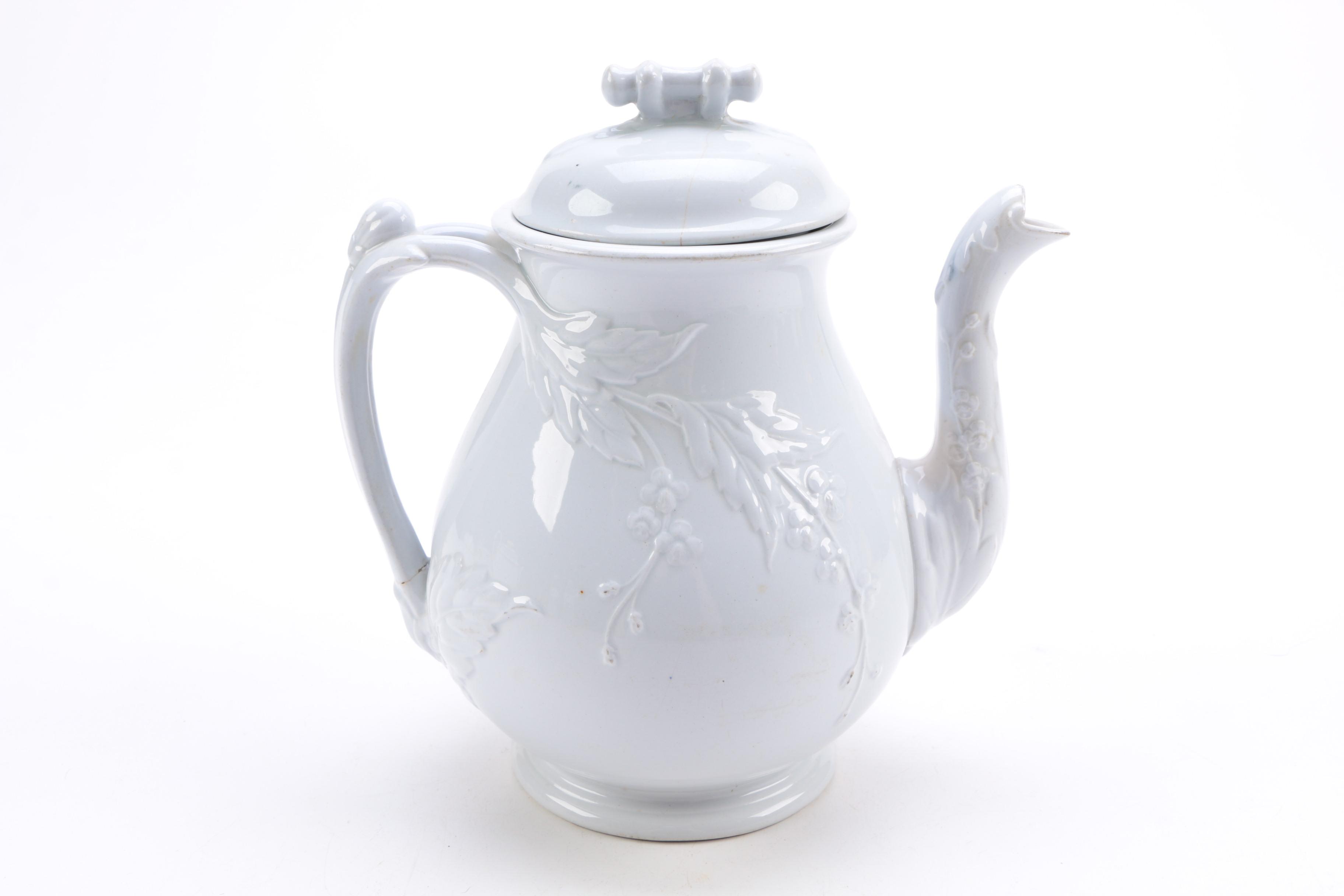 Porcelain Teapots Featuring Henry Alcock & Co.