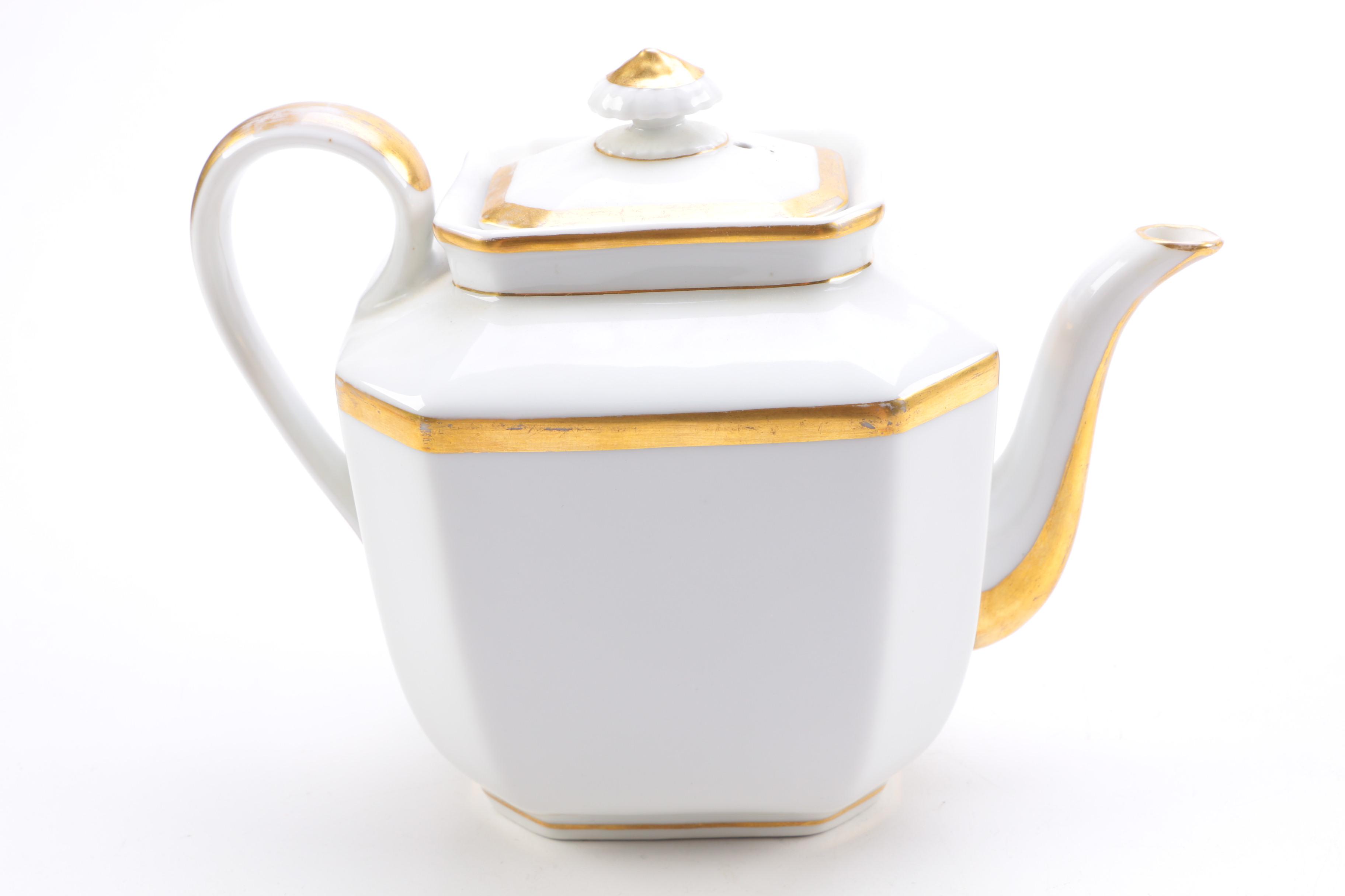 Porcelain Teapots Featuring Henry Alcock & Co.