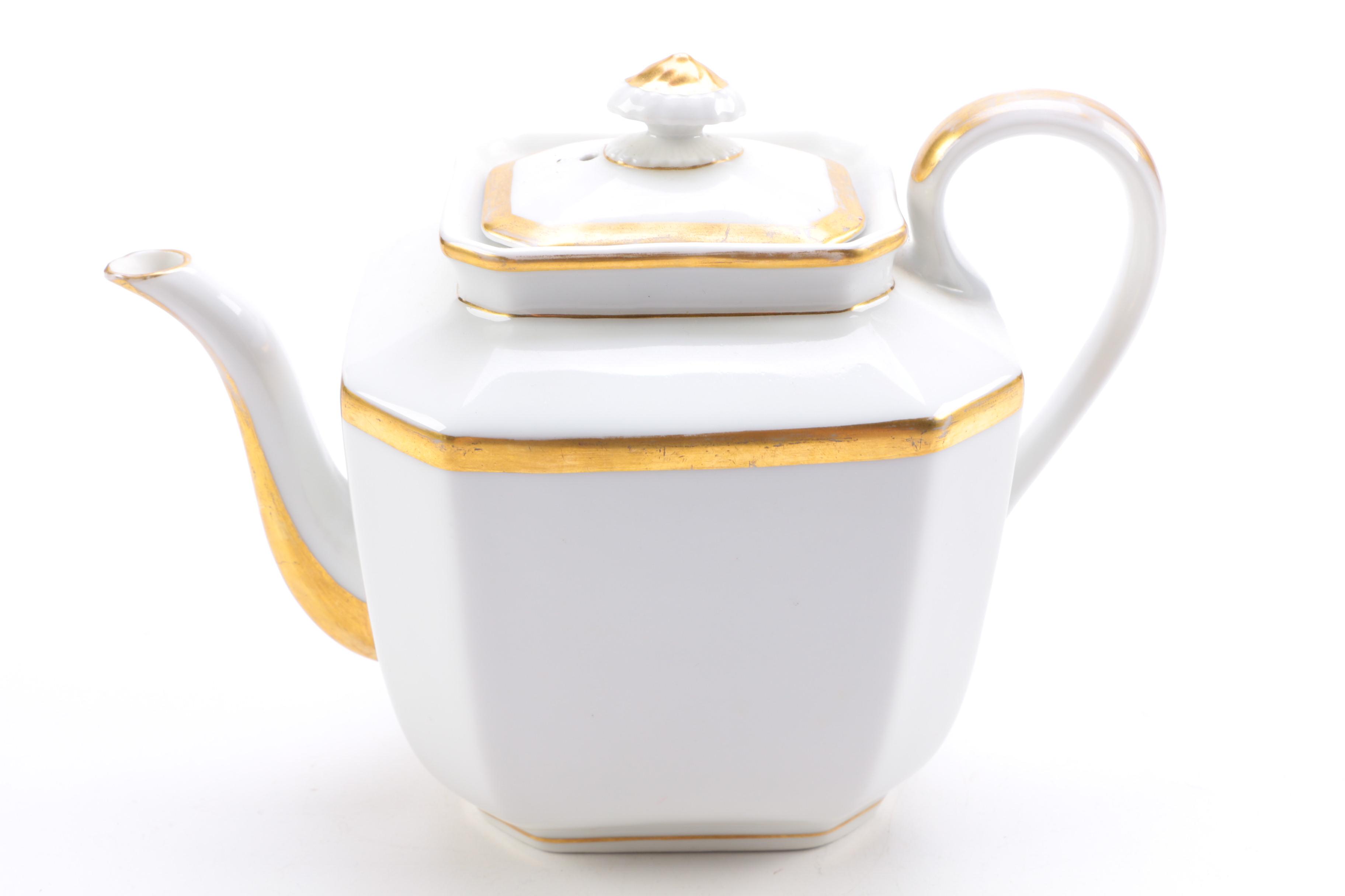 Porcelain Teapots Featuring Henry Alcock & Co.