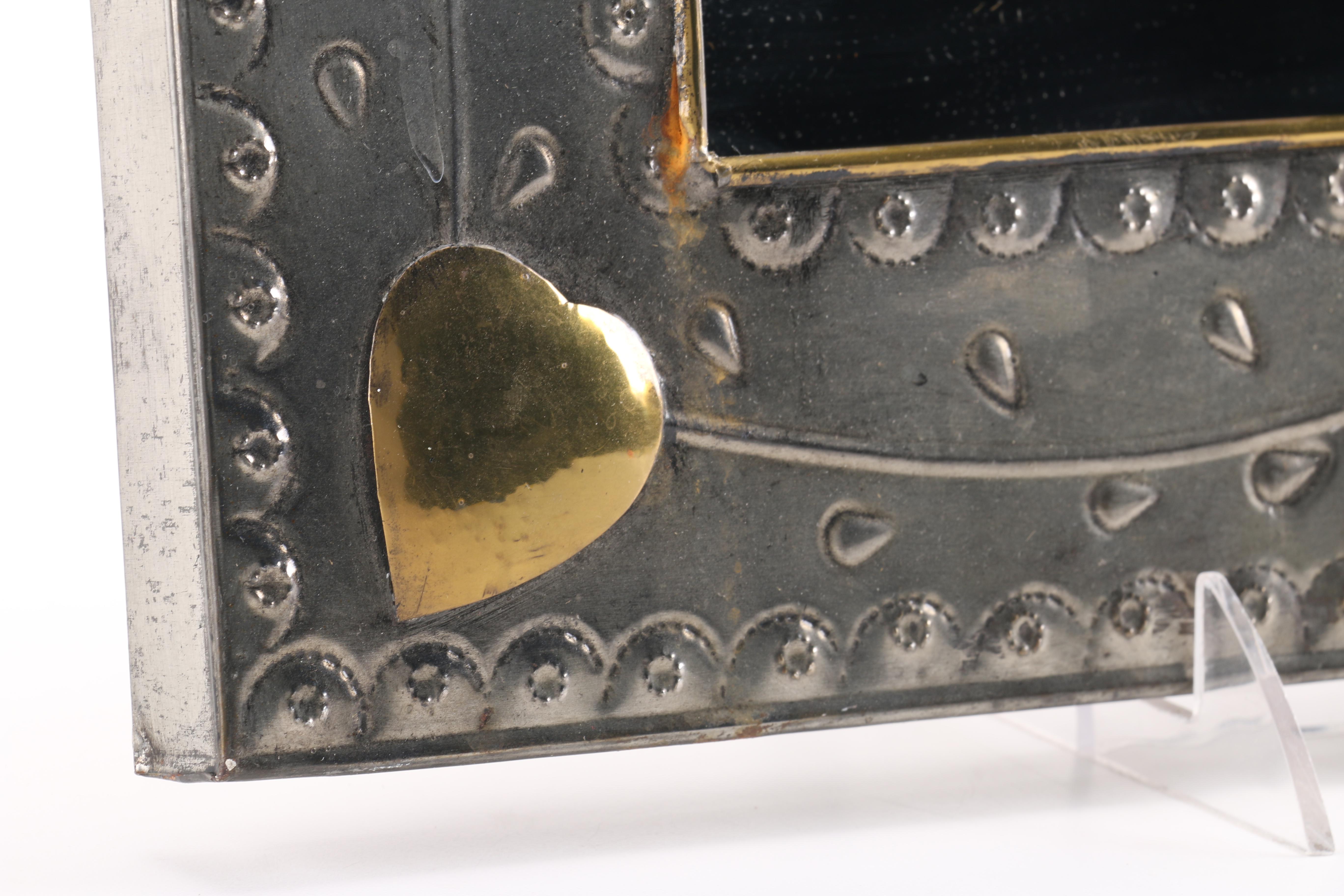 Arched Metal Wall Mirror