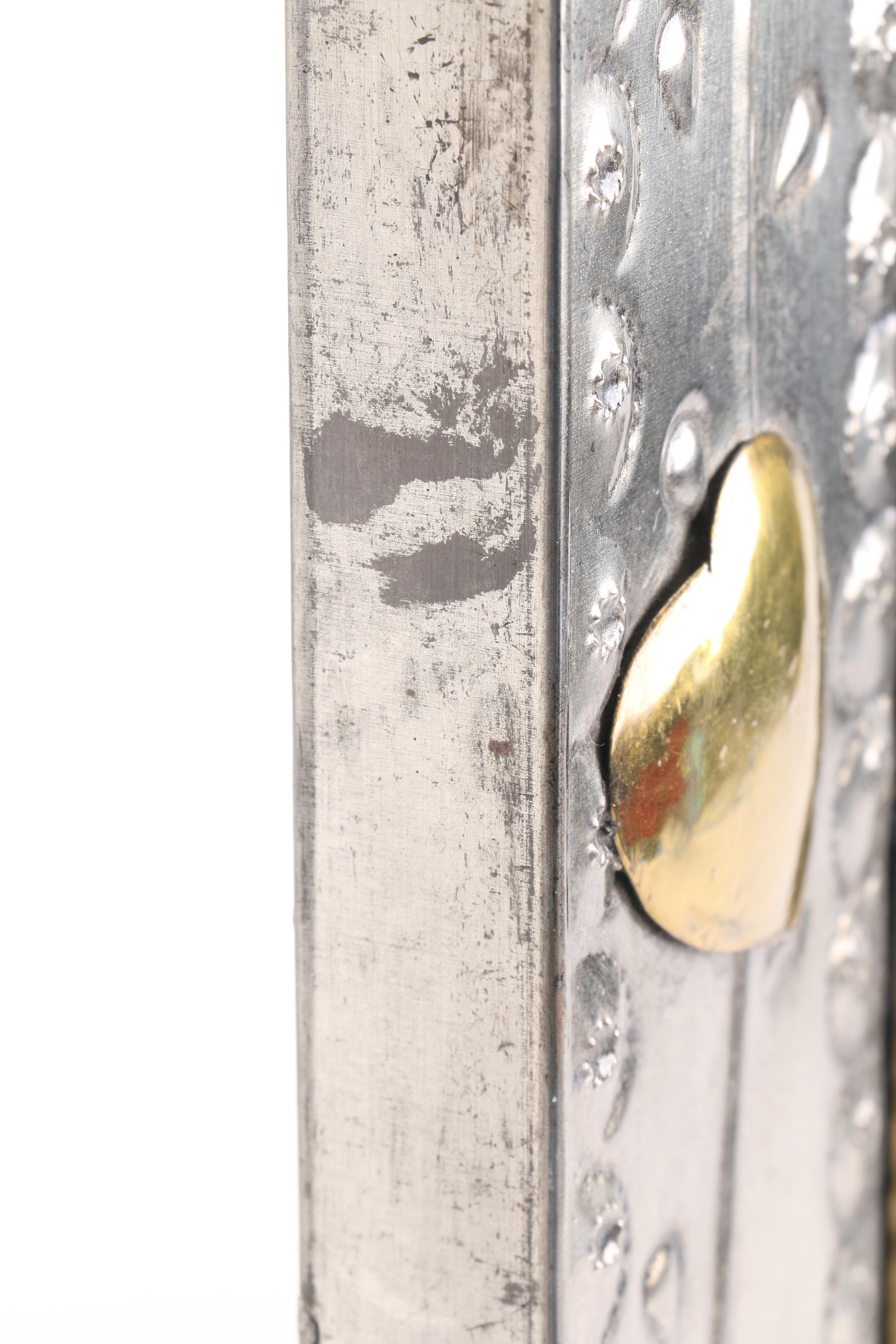 Arched Metal Wall Mirror