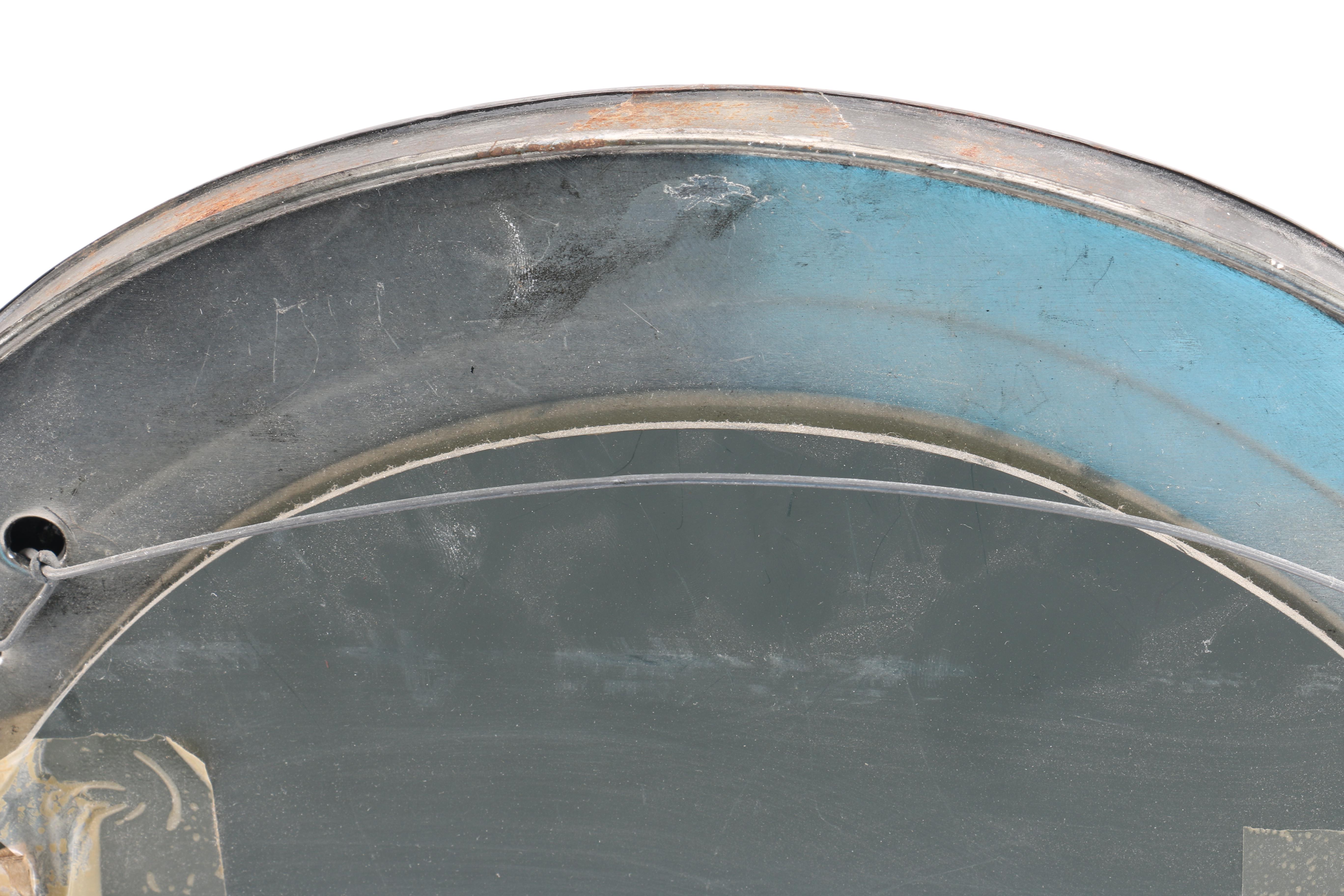 Arched Metal Wall Mirror