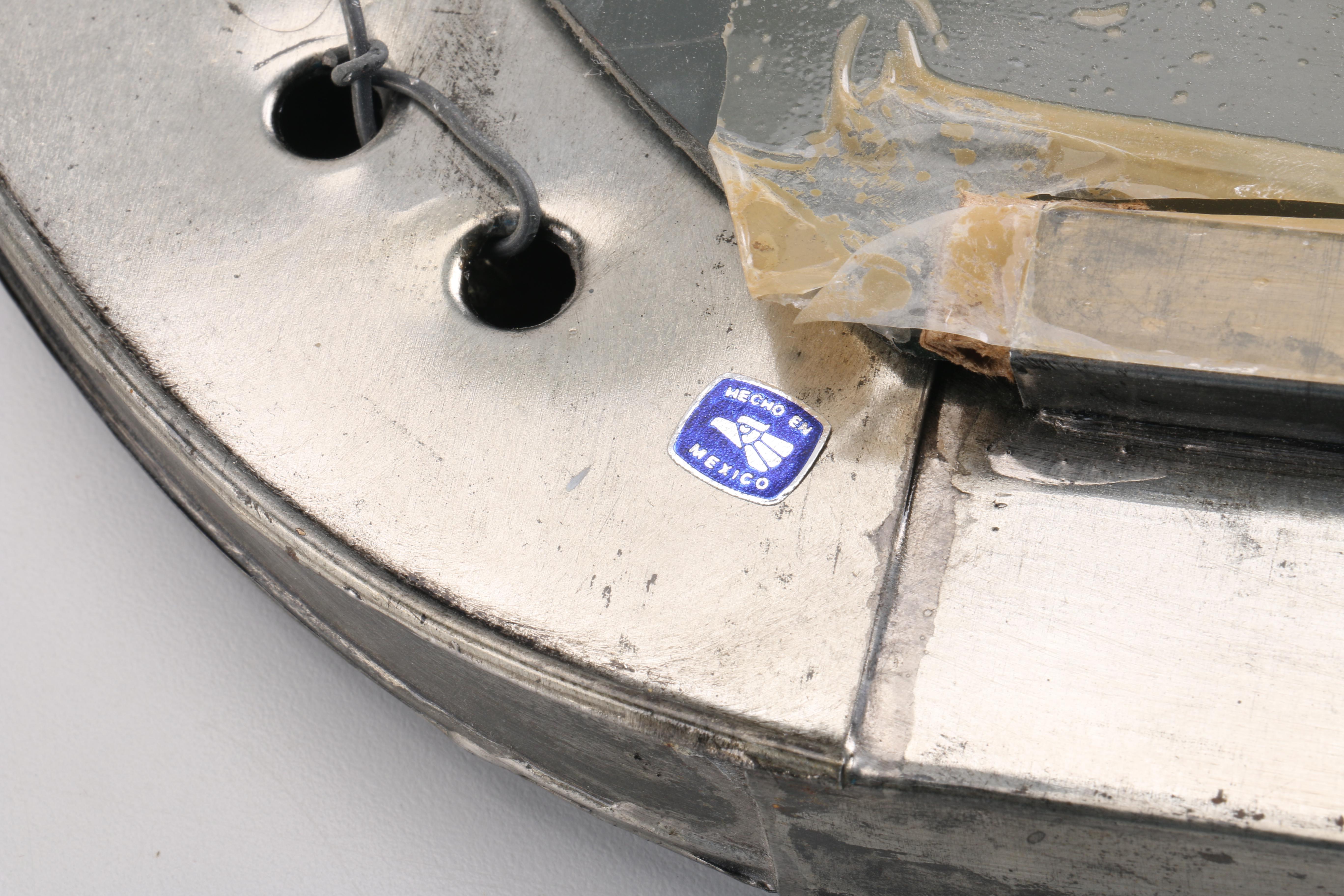 Arched Metal Wall Mirror