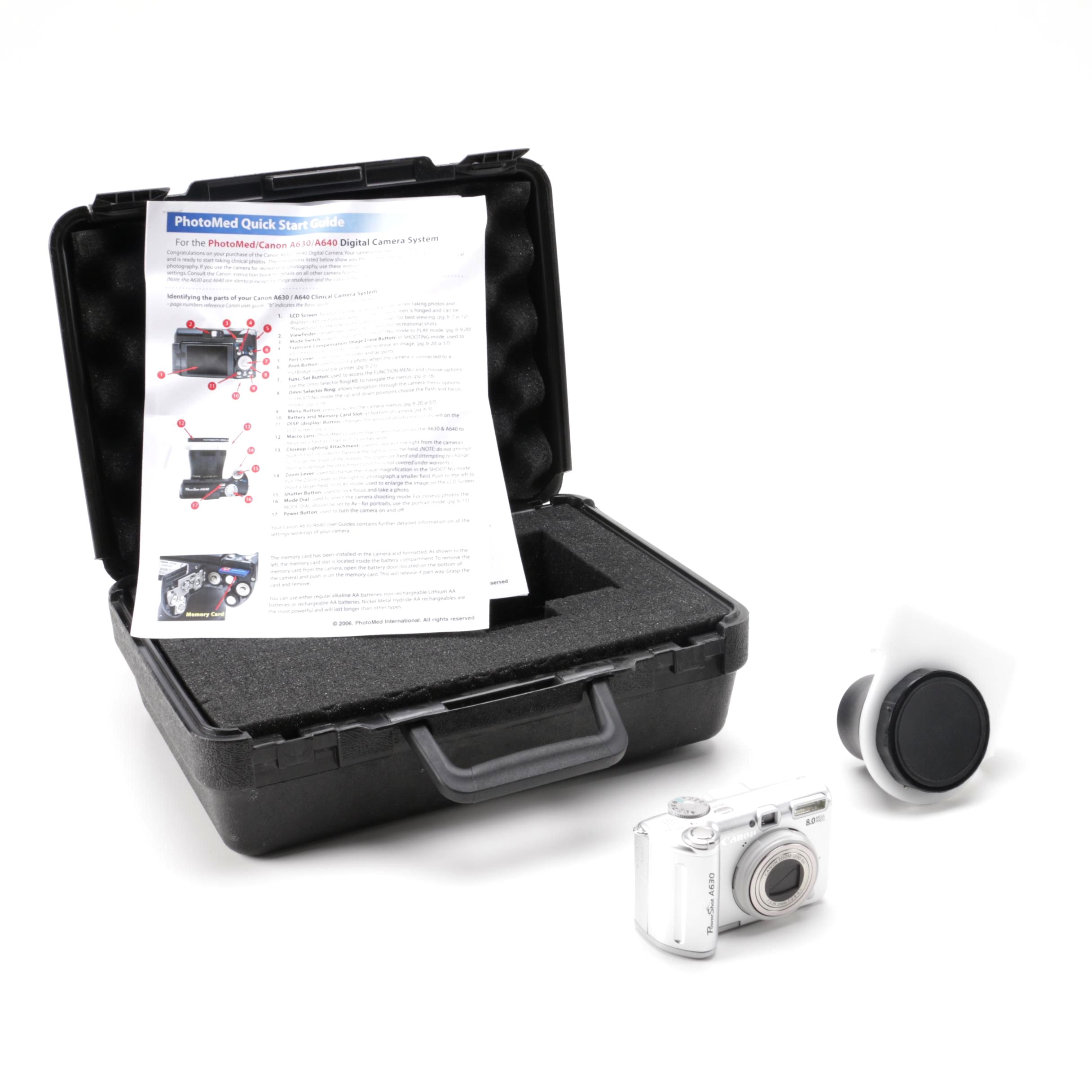 Canon Power Shot A630 Camera