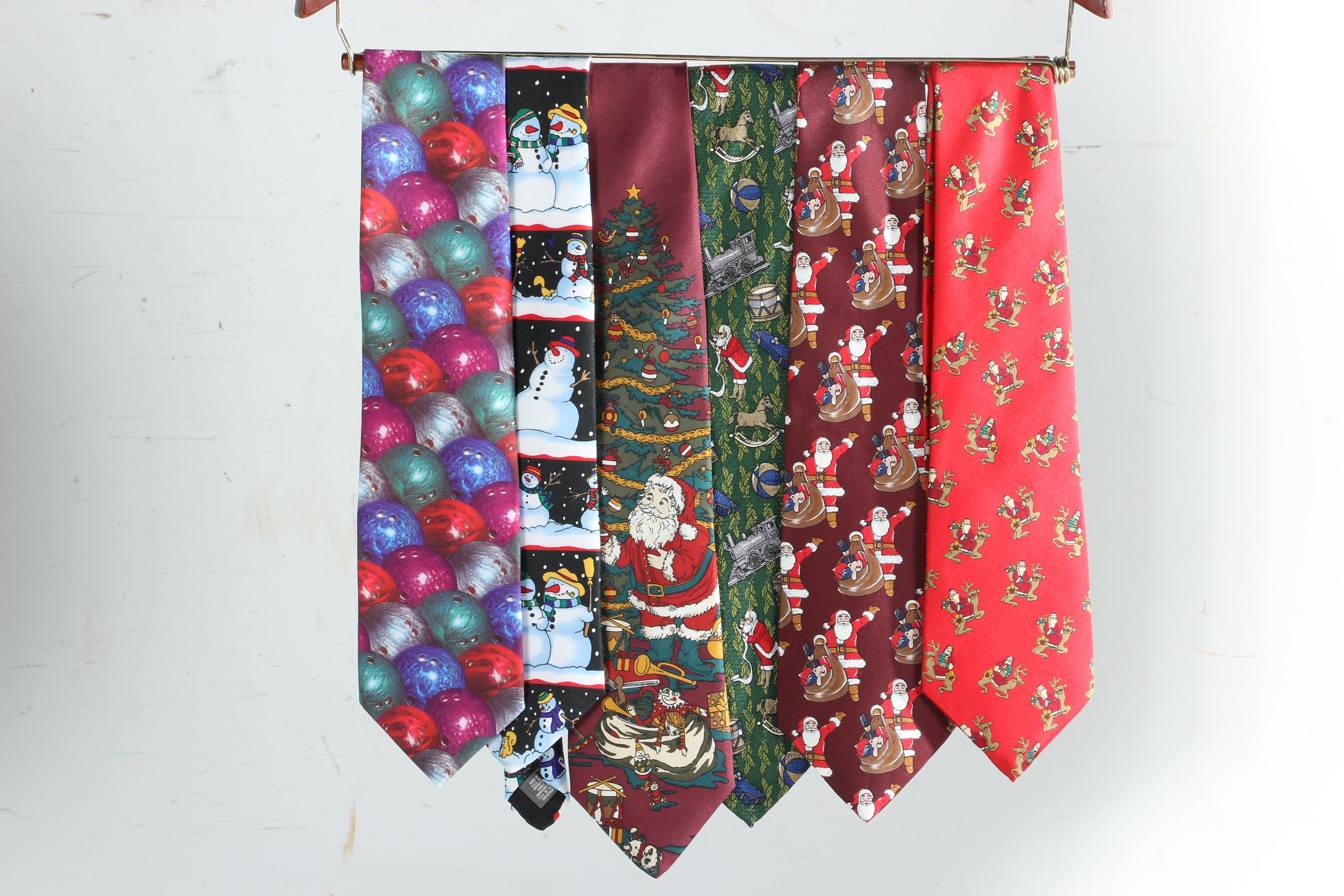 Christmas Themed Neckties