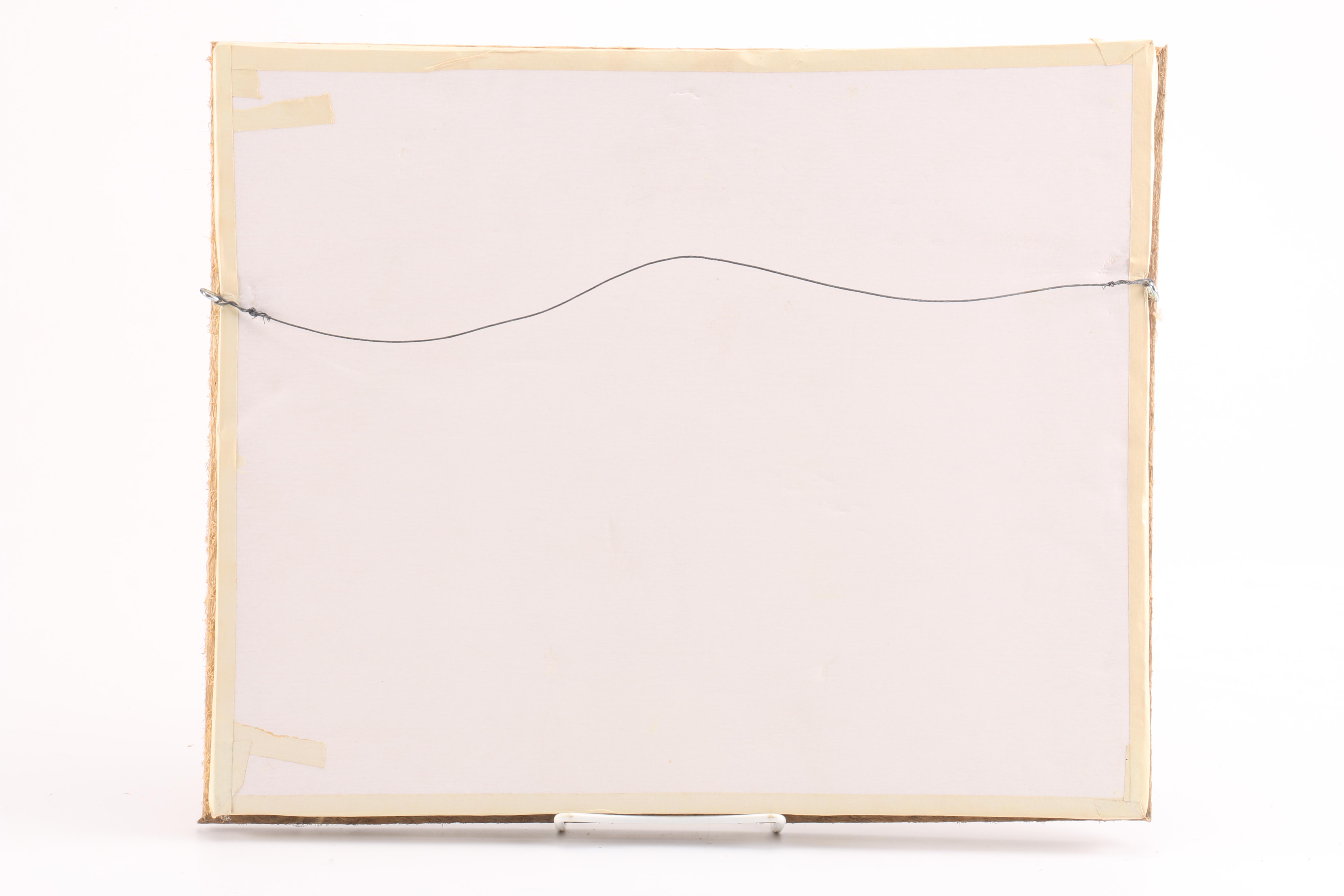 1992 T. Burns Whimsical Watercolors of a Cat Queen