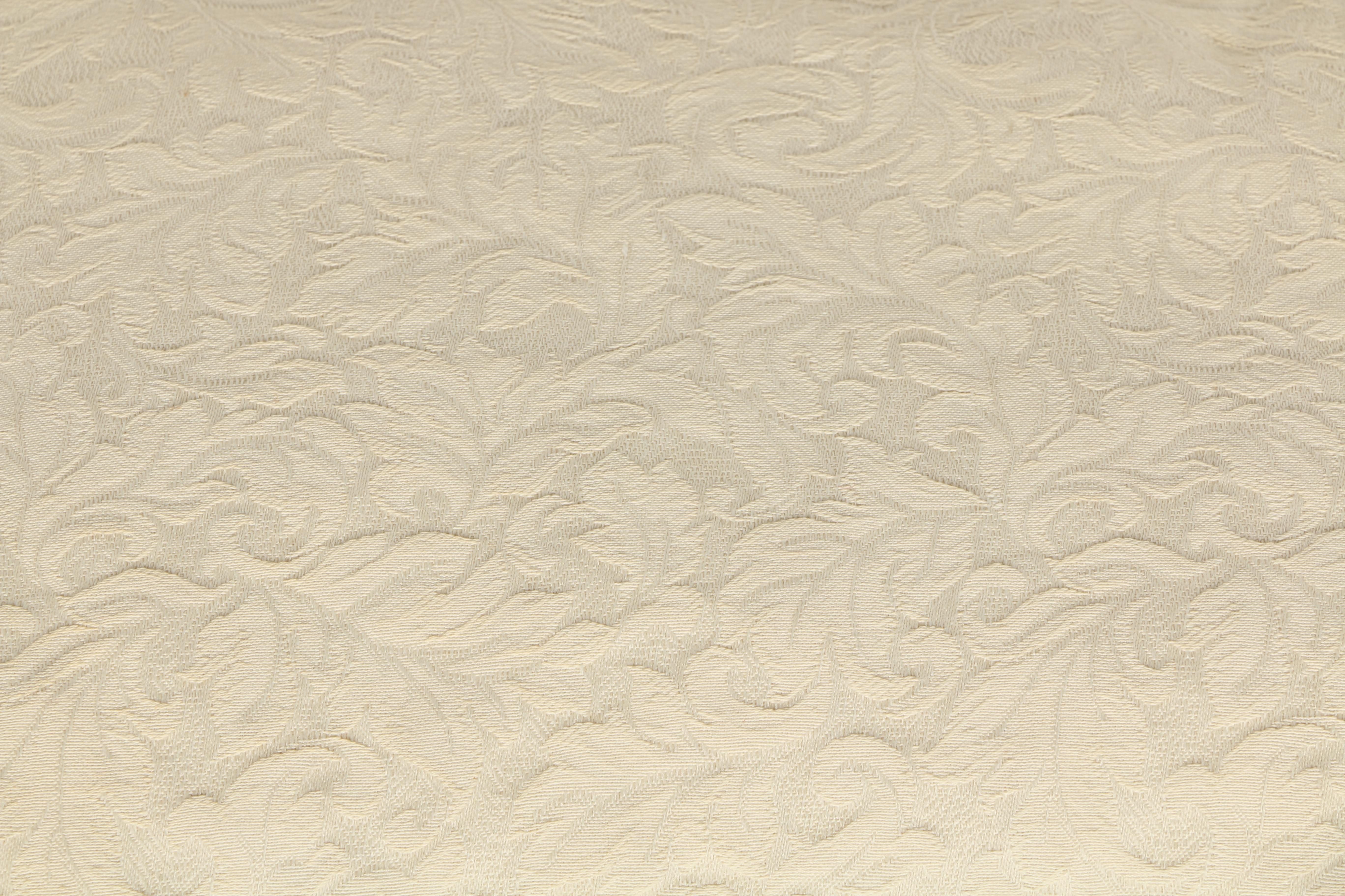 Cream Pillows With Star and Leaf Motifs