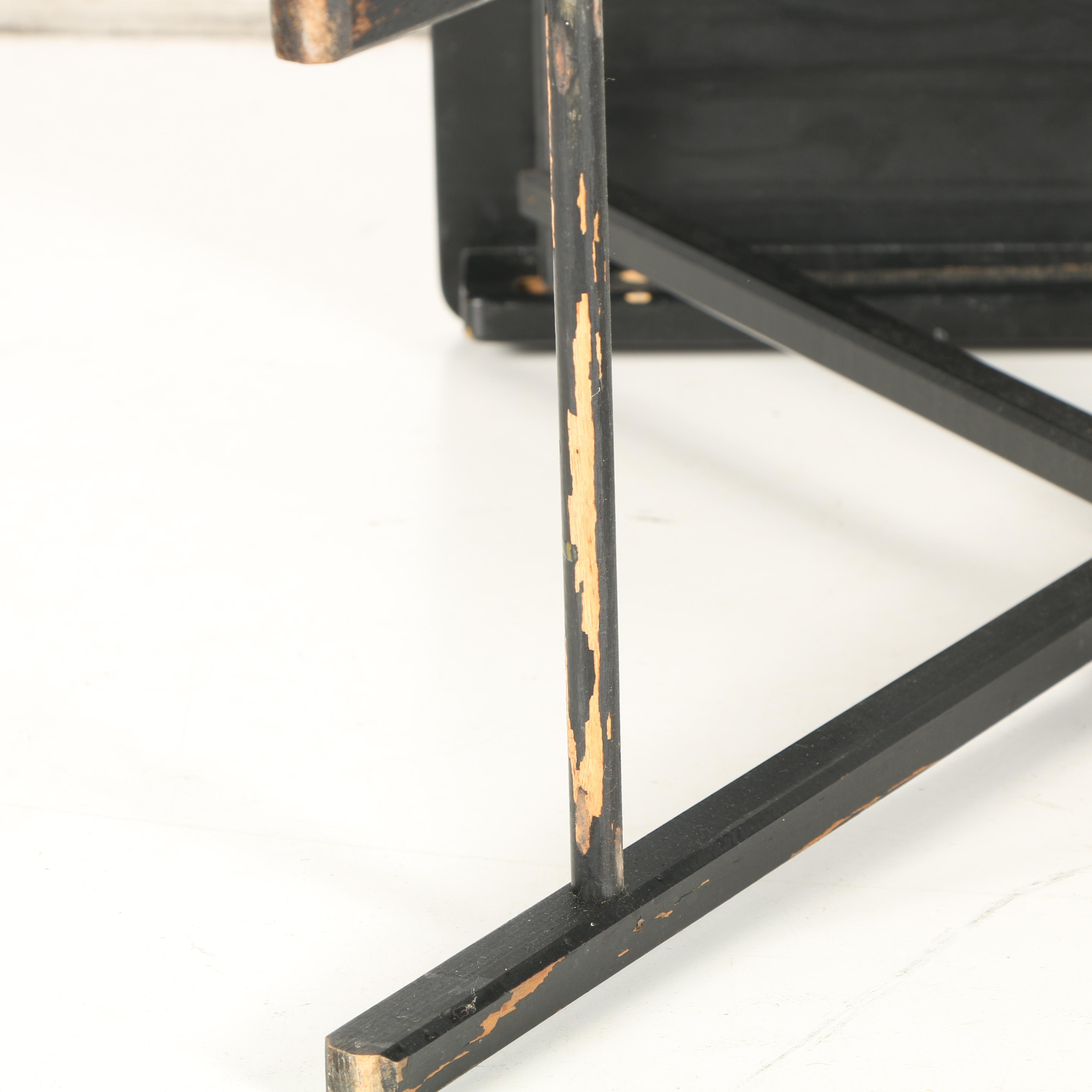 Vintage Folding Trays with Stand