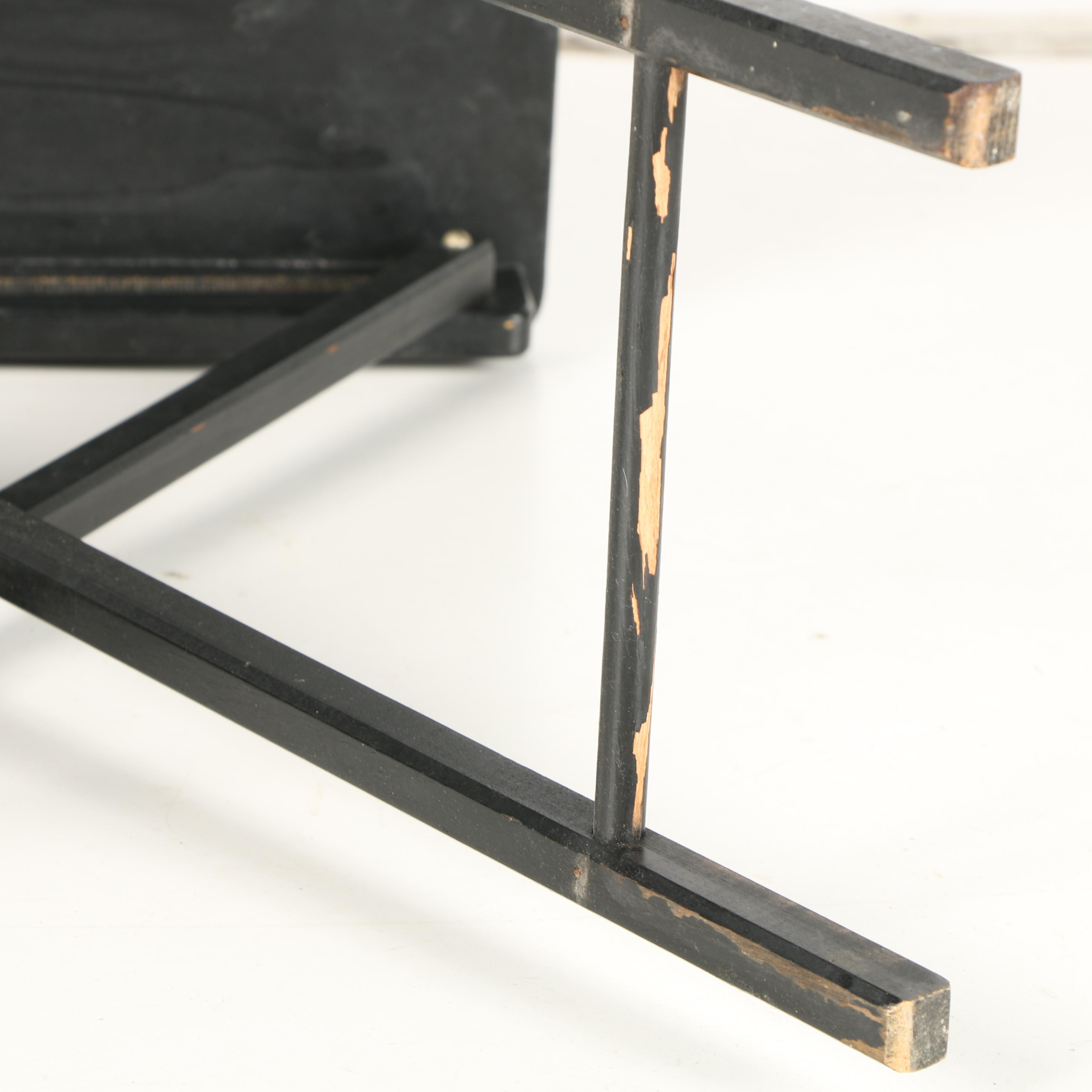 Vintage Folding Trays with Stand