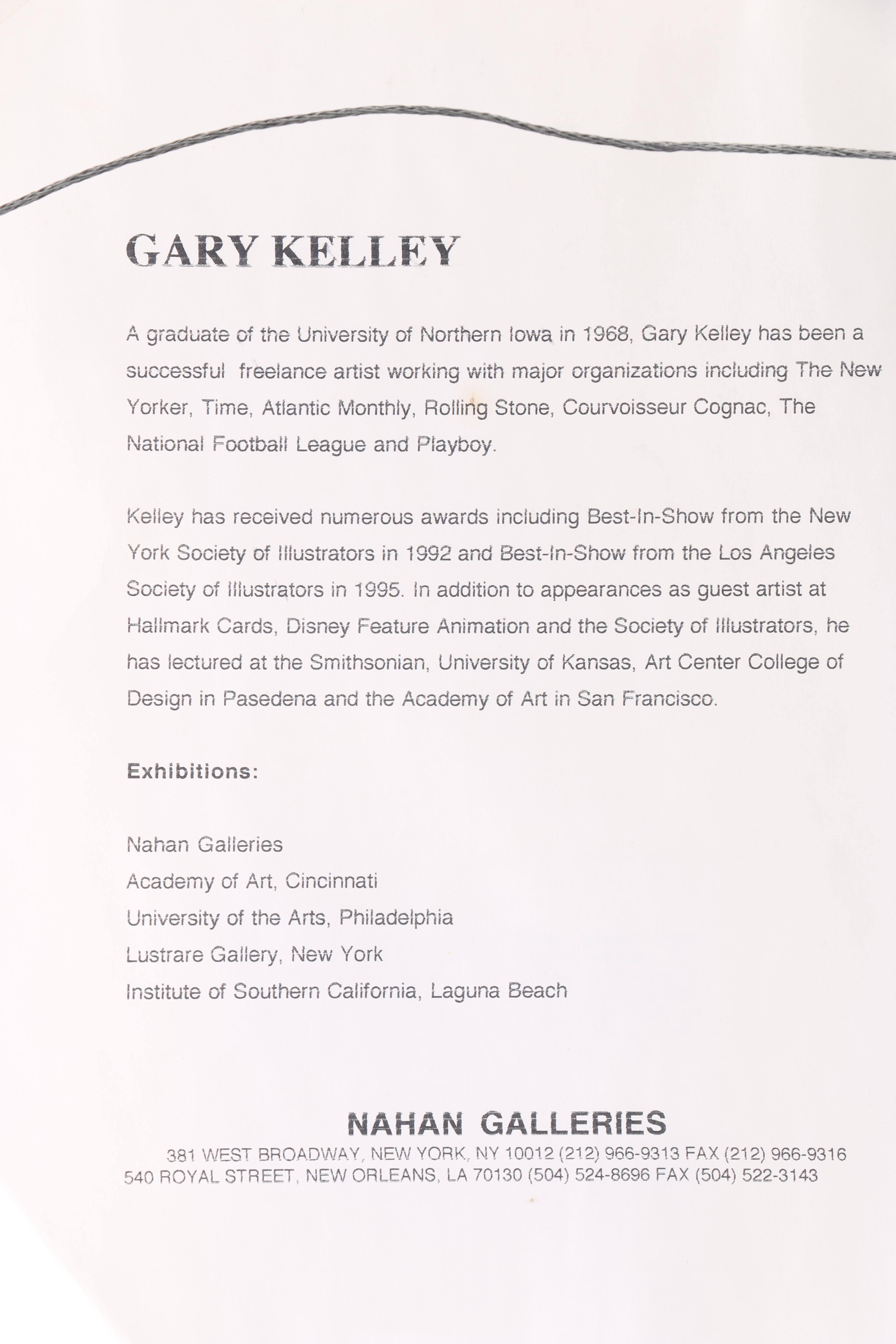 Gary Kelley Pastel Drawing "April Romance"