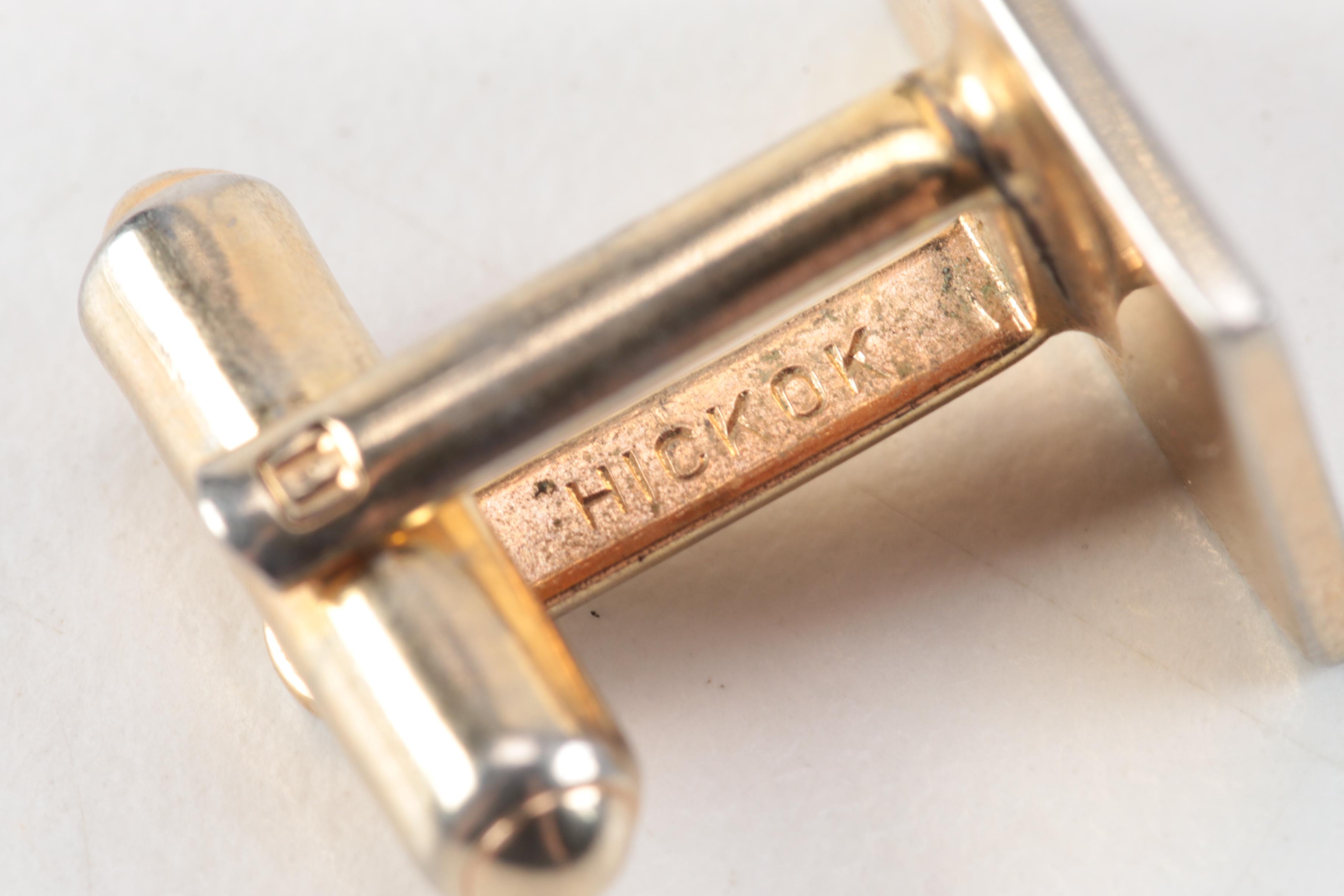 Assorted Cufflinks, Pins, and Tie Clips Including Pieces With Sterling Silver