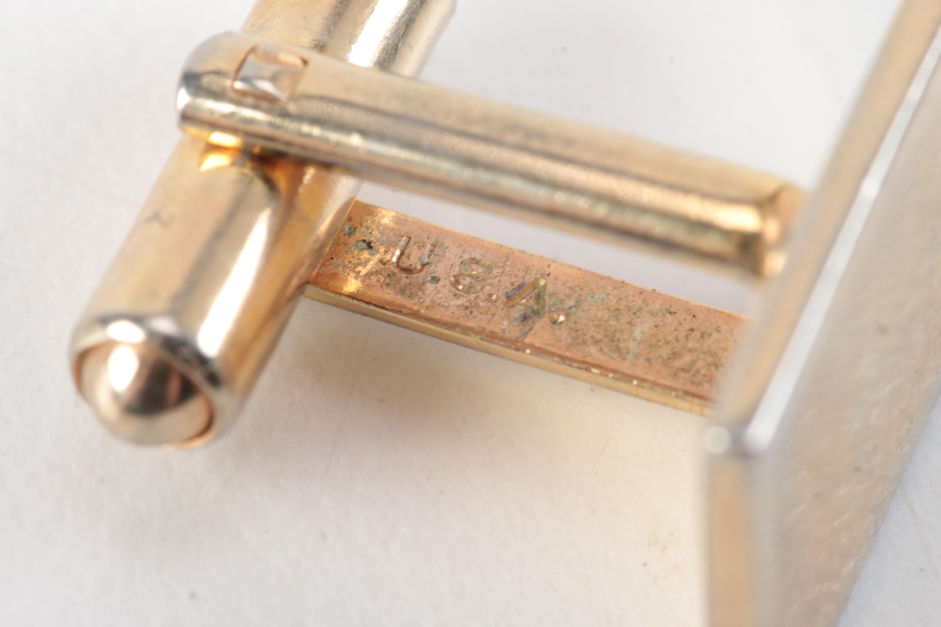 Assorted Cufflinks, Pins, and Tie Clips Including Pieces With Sterling Silver