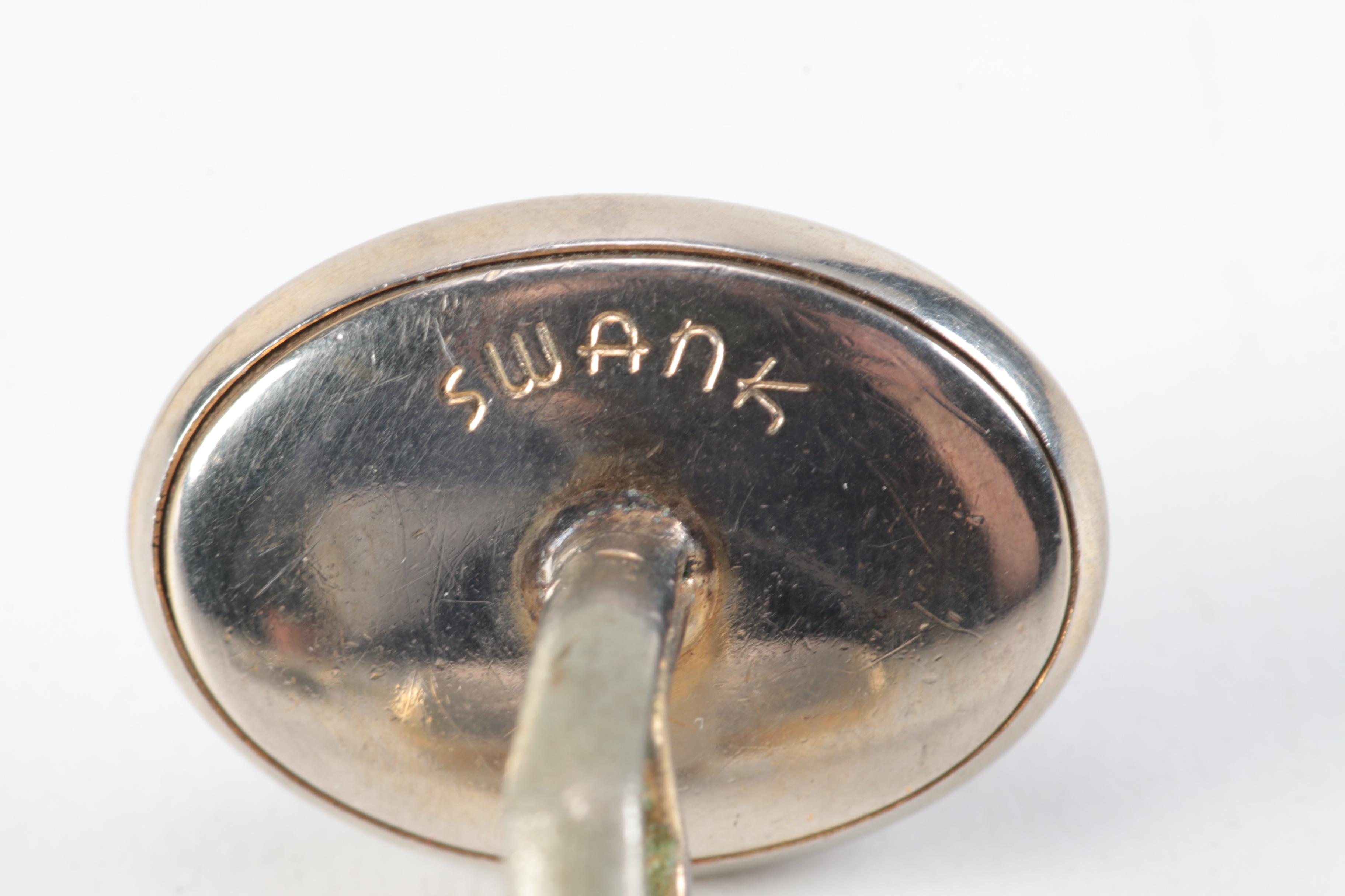 Assorted Cufflinks, Pins, and Tie Clips Including Pieces With Sterling Silver