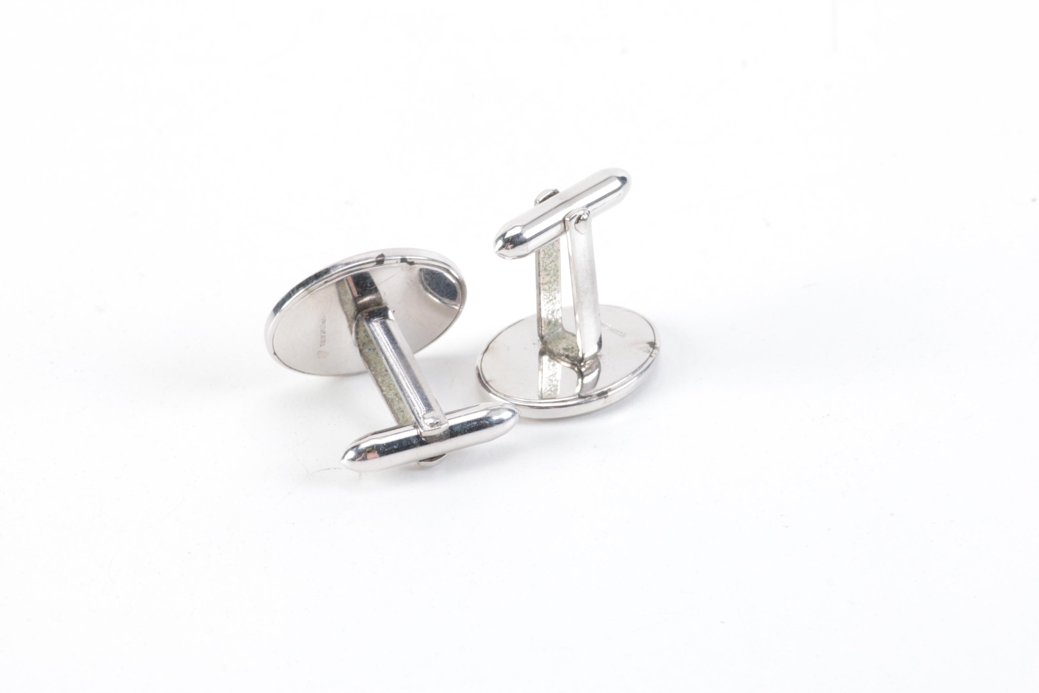 Assorted Cufflinks, Pins, and Tie Clips Including Pieces With Sterling Silver