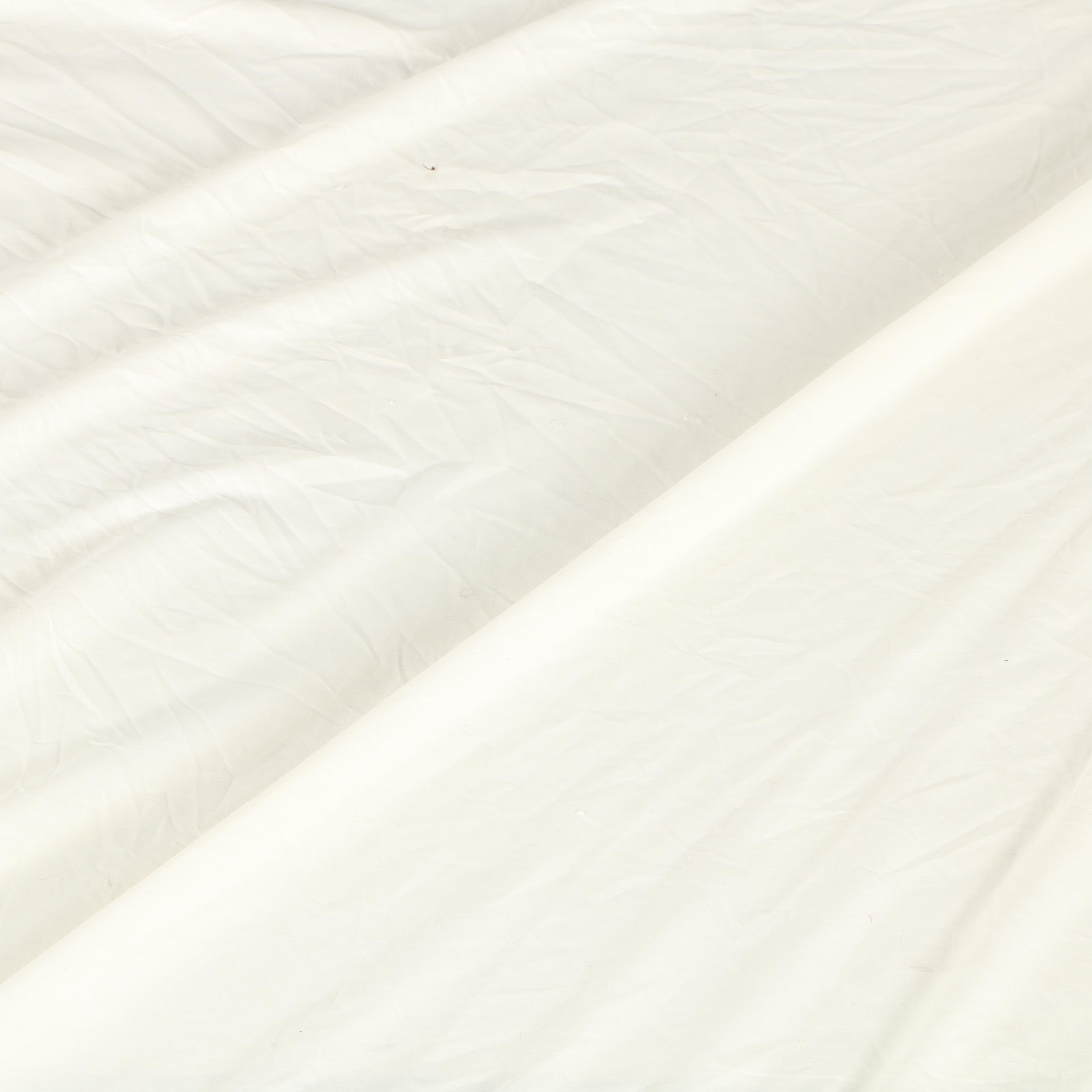 Fringed Cream Bedskirt