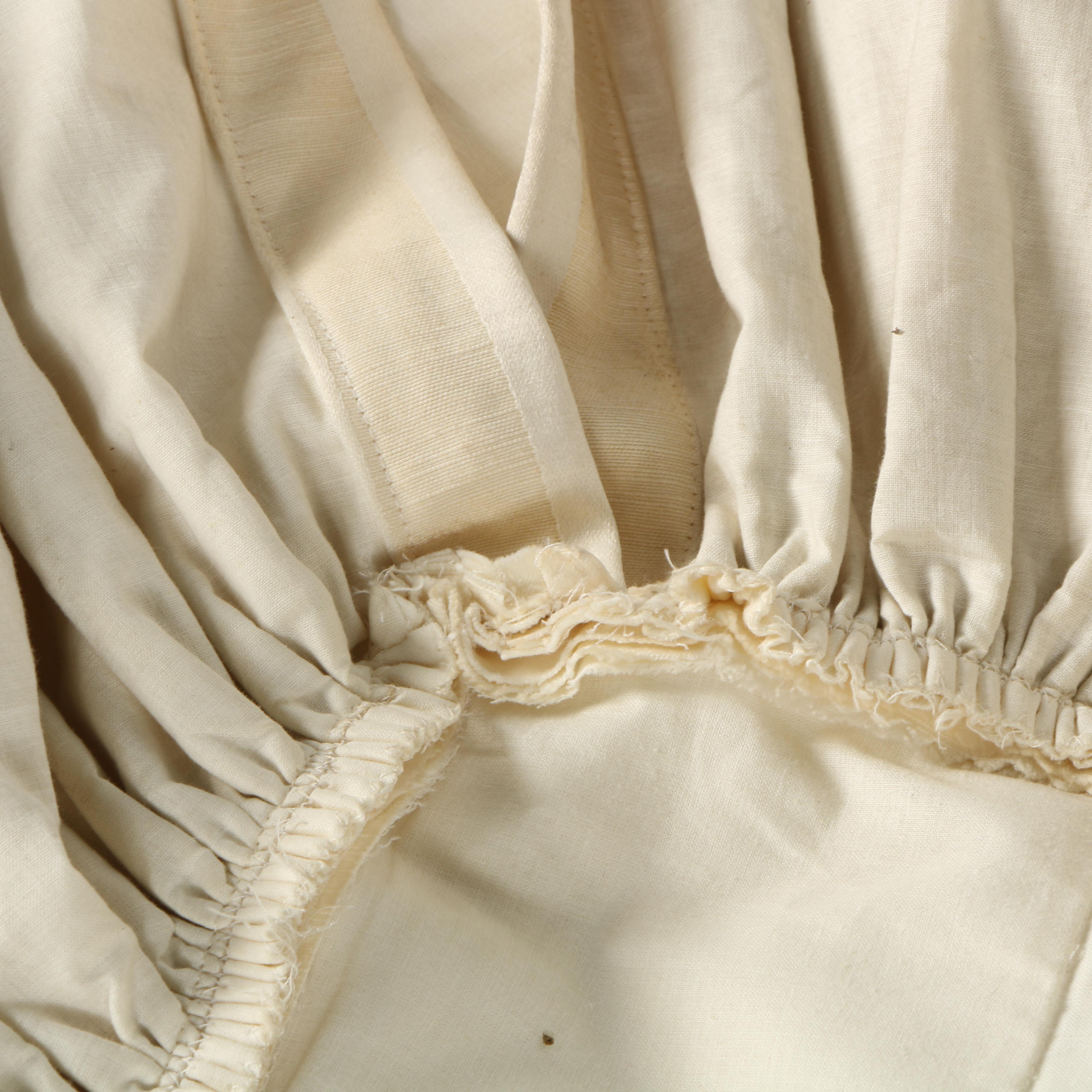 Fringed Cream Bedskirt