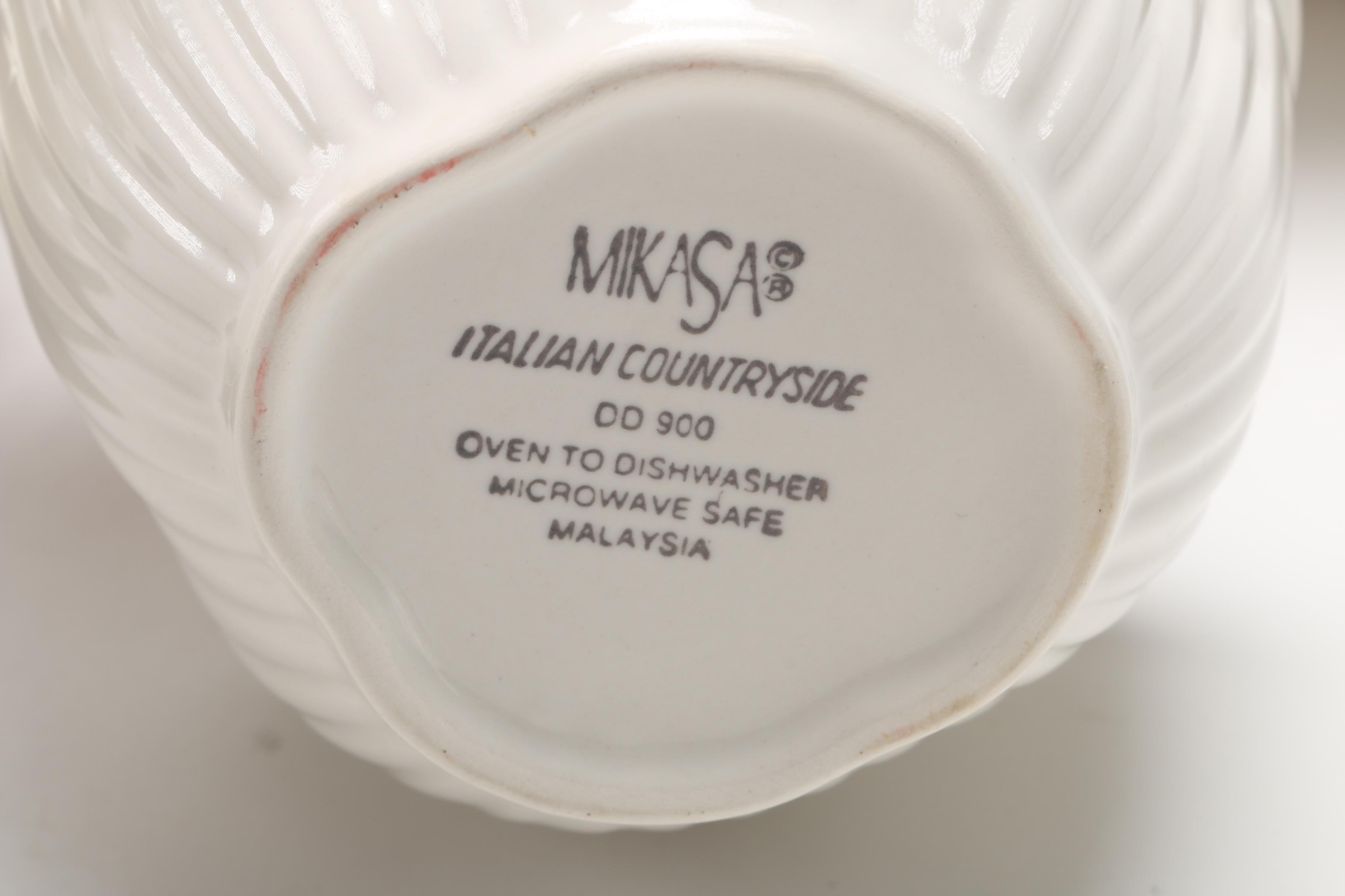 Mikasa "Italian Countryside" Dishes With Additional Piece