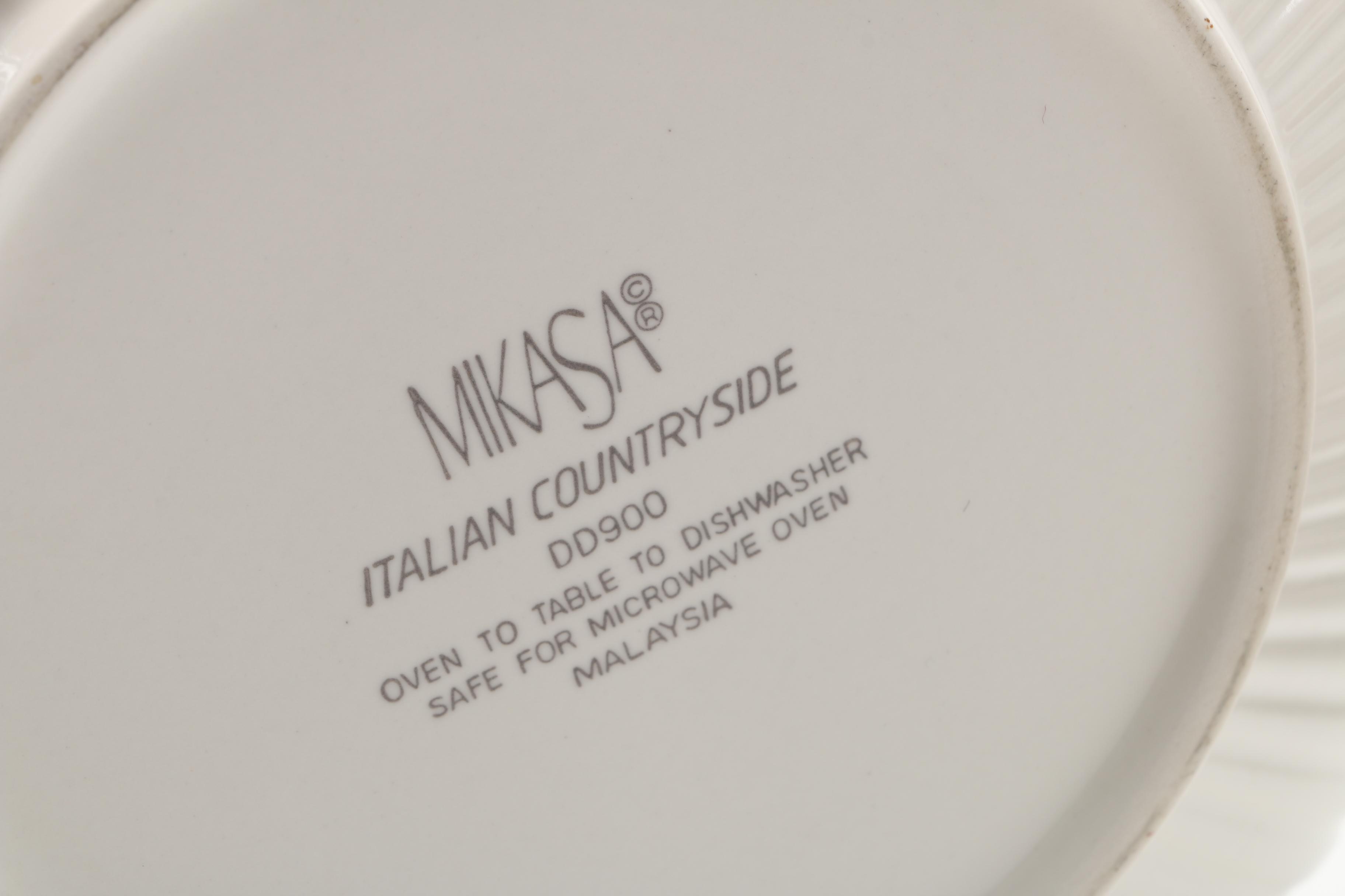 Mikasa "Italian Countryside" Dishes With Additional Piece