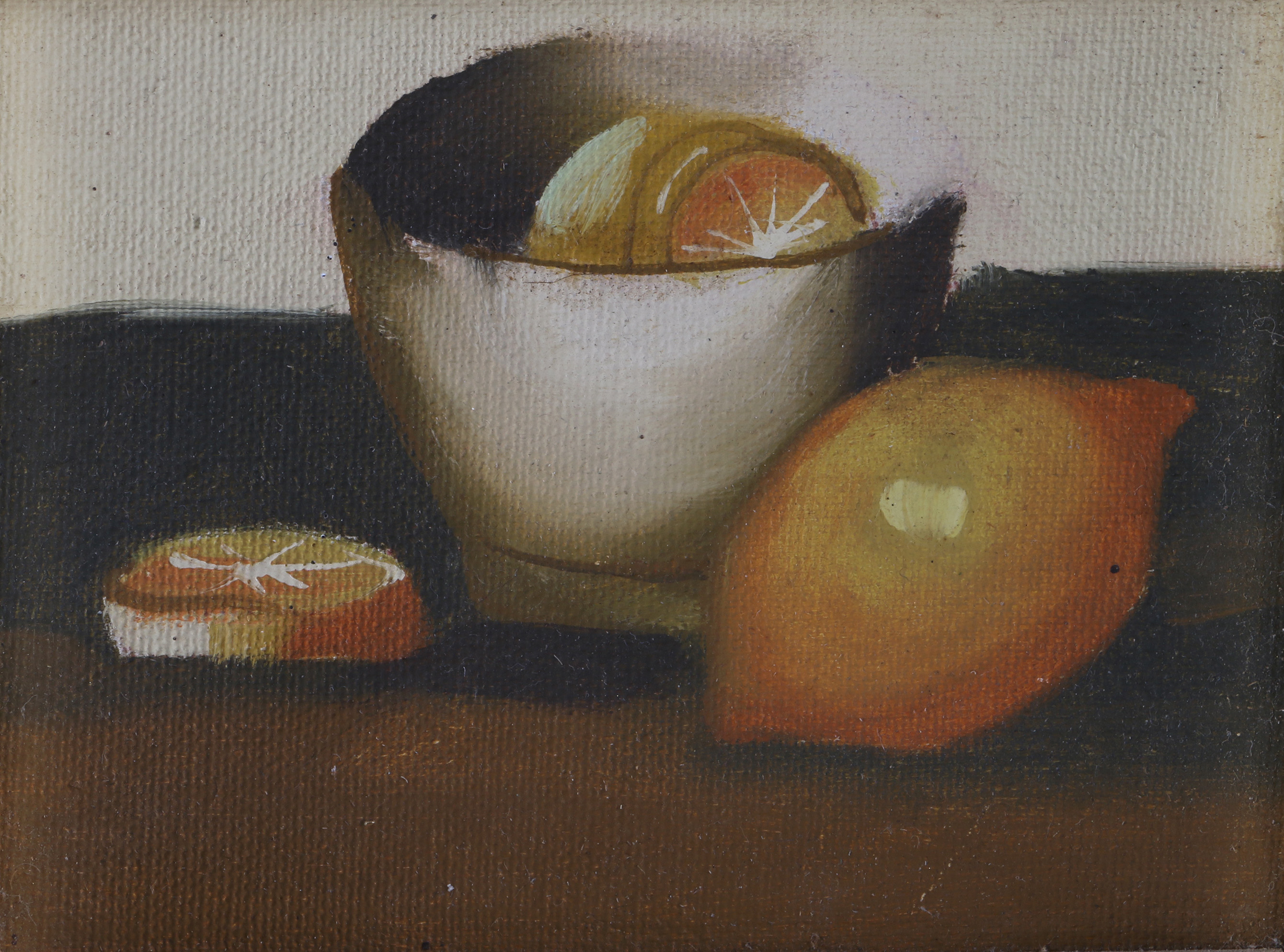Oil Painting on Canvas Board of Still Life