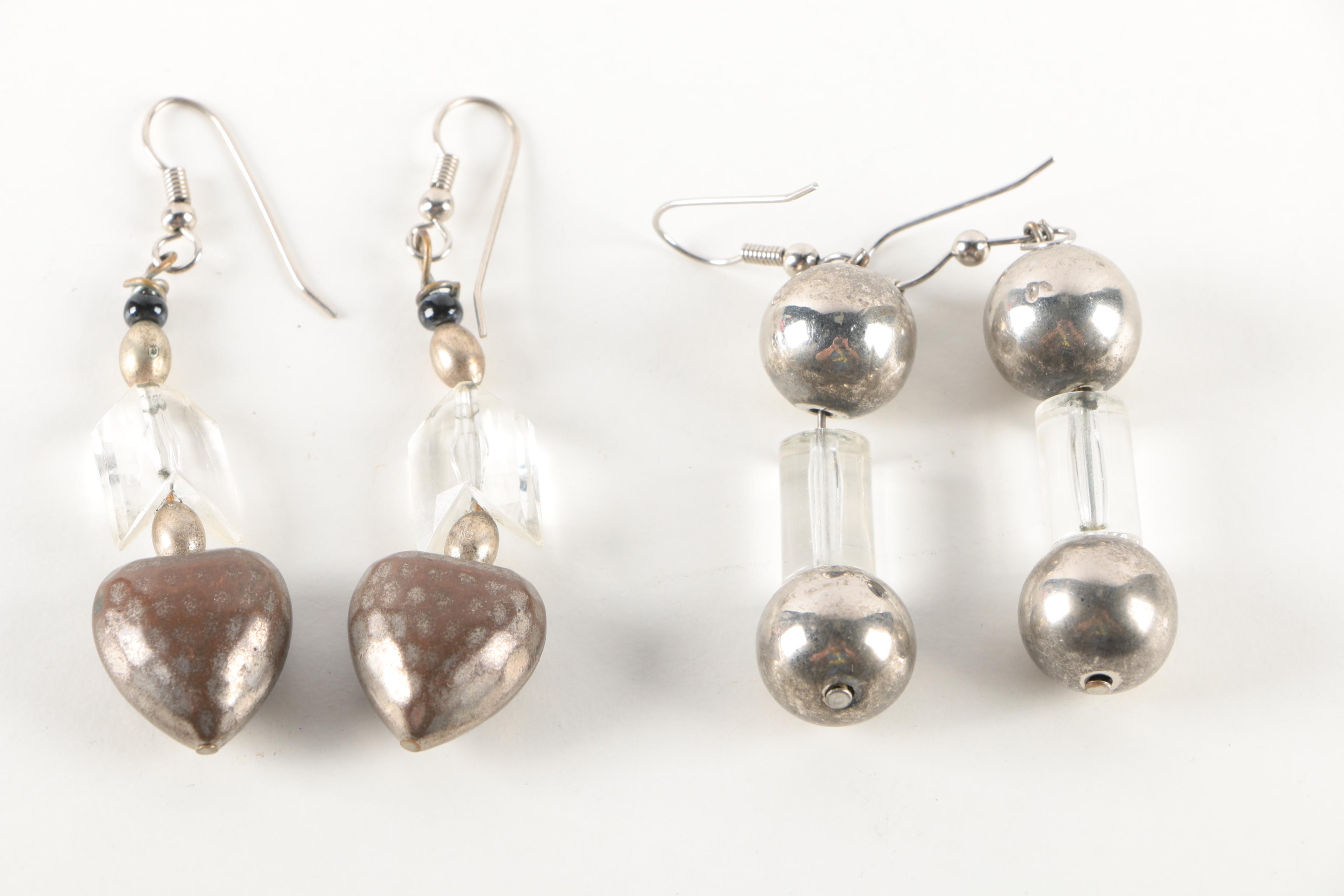 Costume Jewelry Featuring 800 Bracelet and Swarovski Necklace