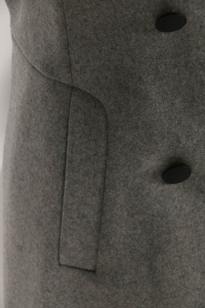Rag & Bone Long Grey Wool Vest