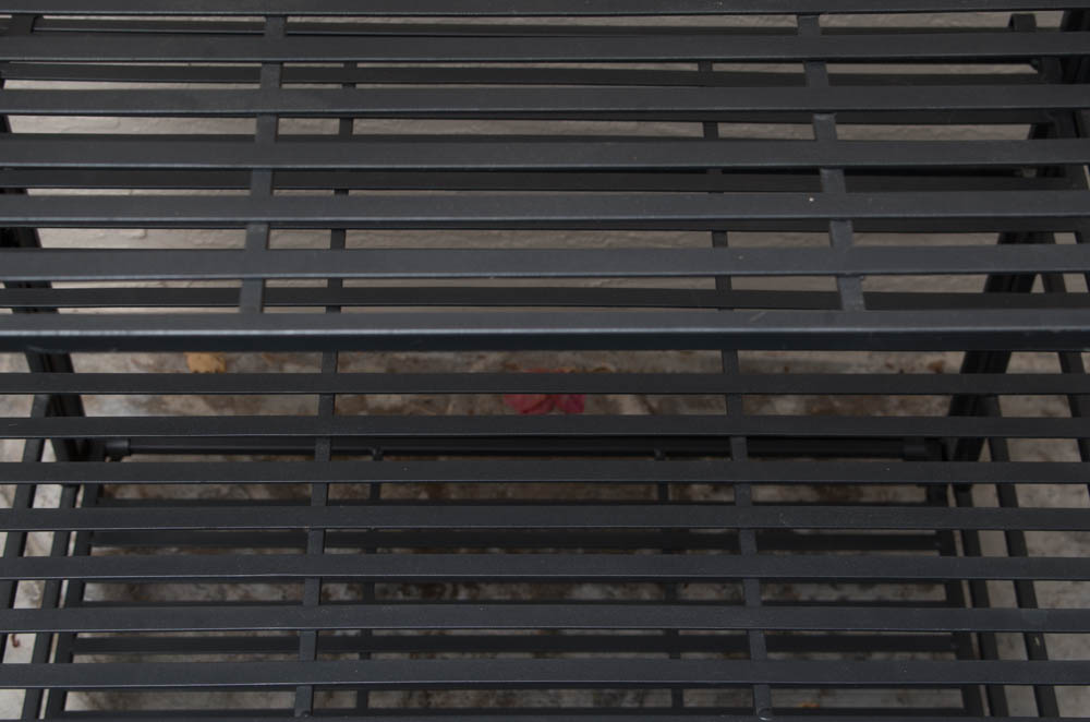 Three Folding Metal Shelves