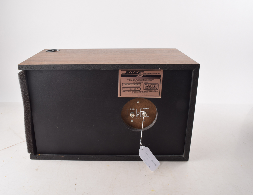 Vintage Bose 301 Speakers