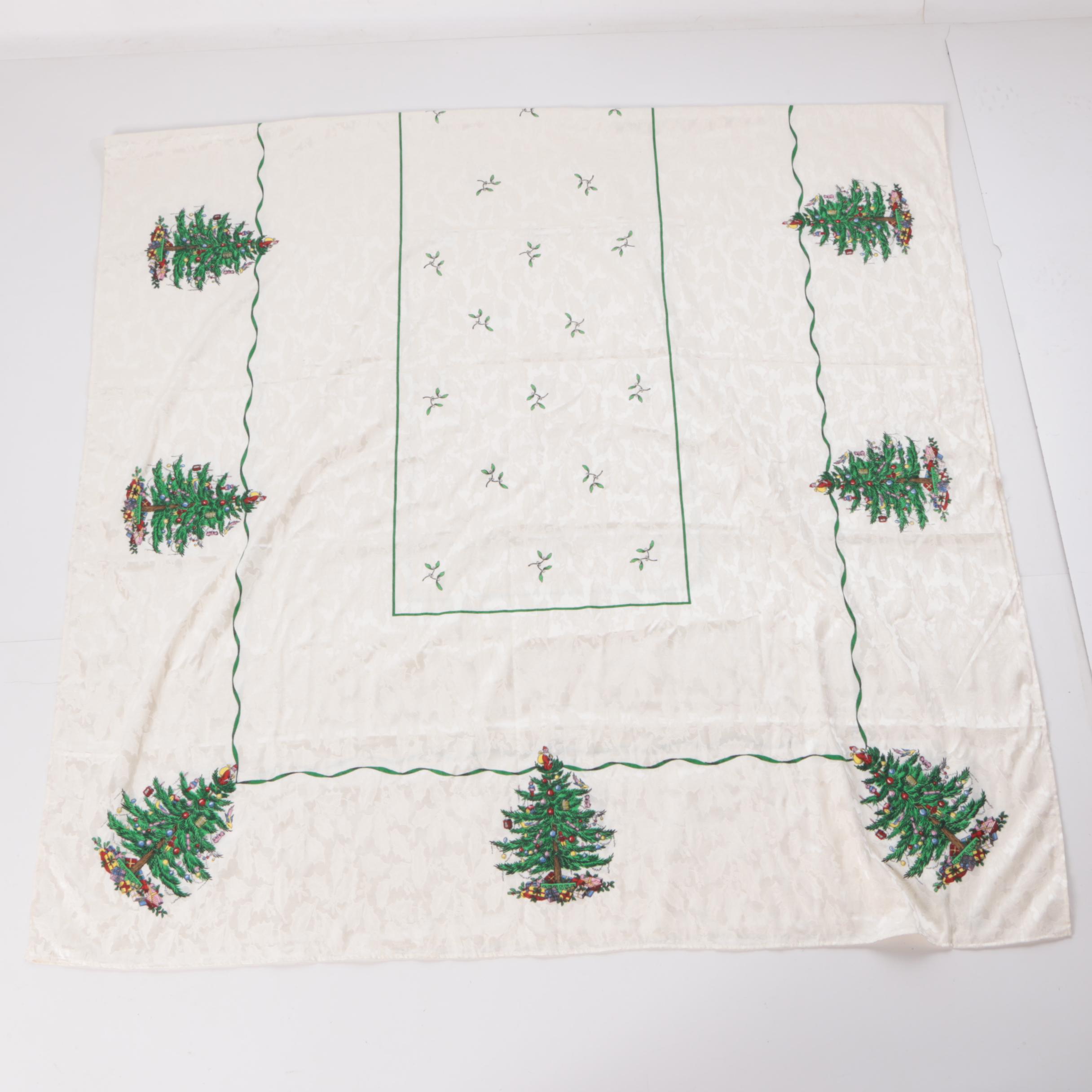 Christmas Themed Table Linens