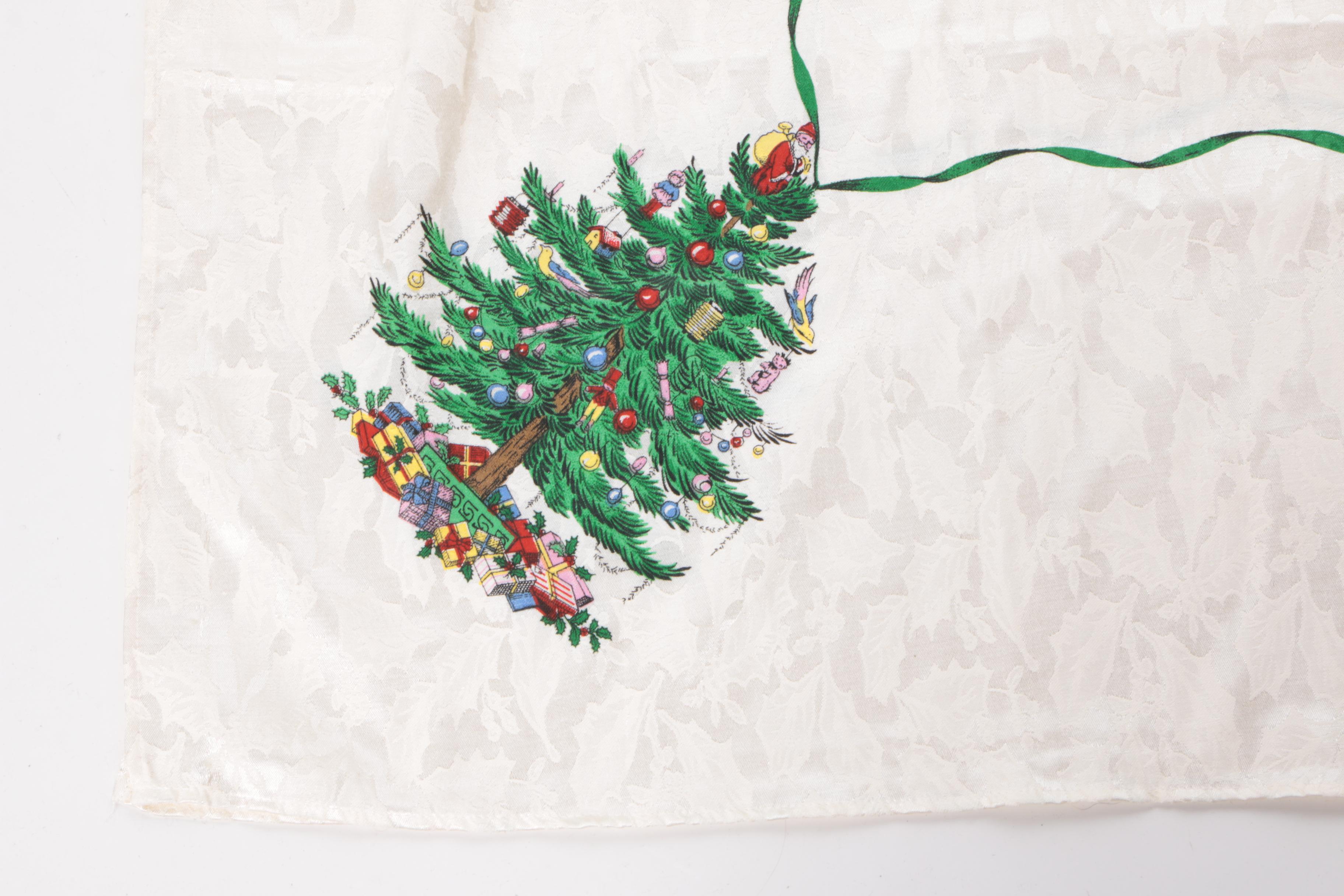 Christmas Themed Table Linens