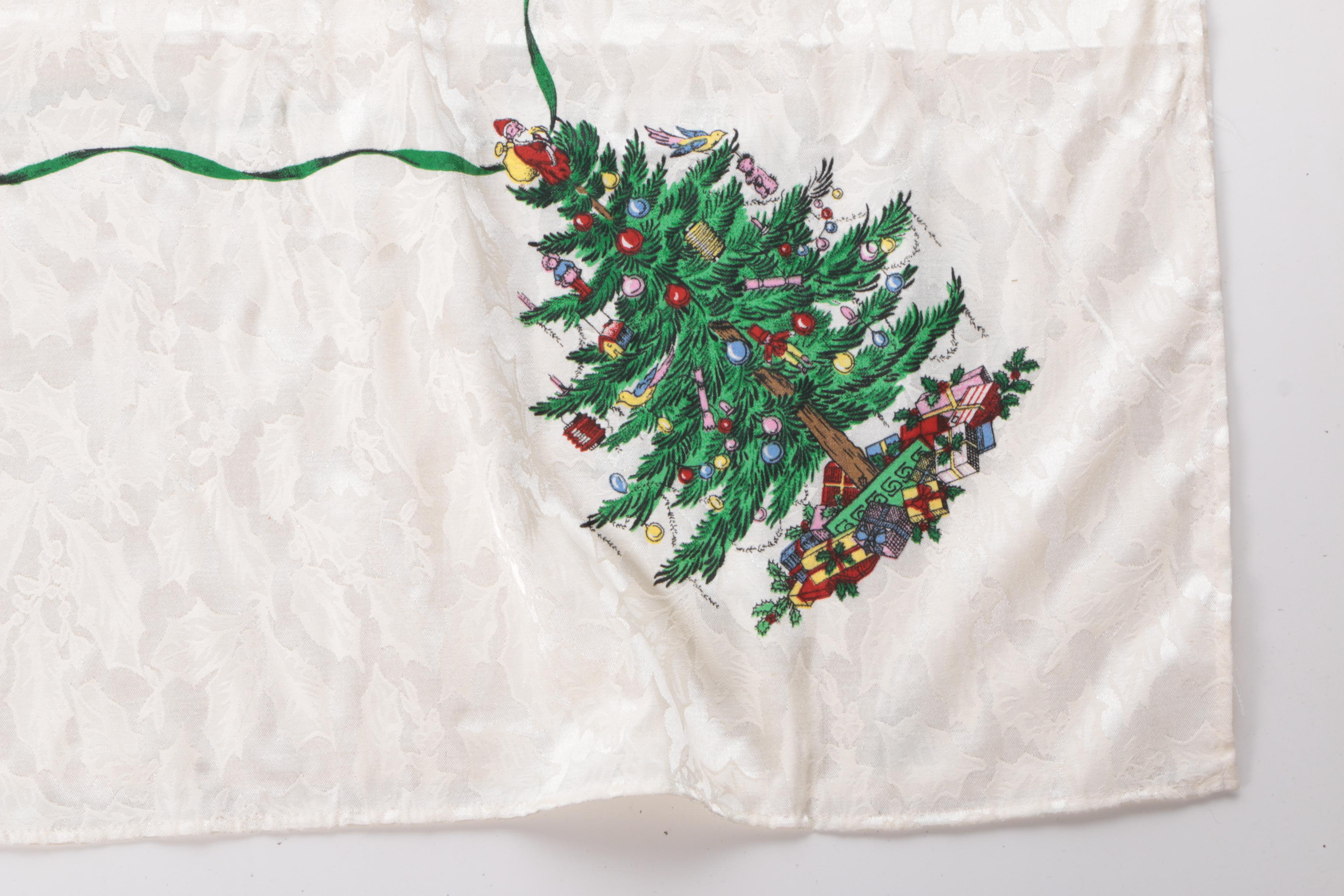 Christmas Themed Table Linens