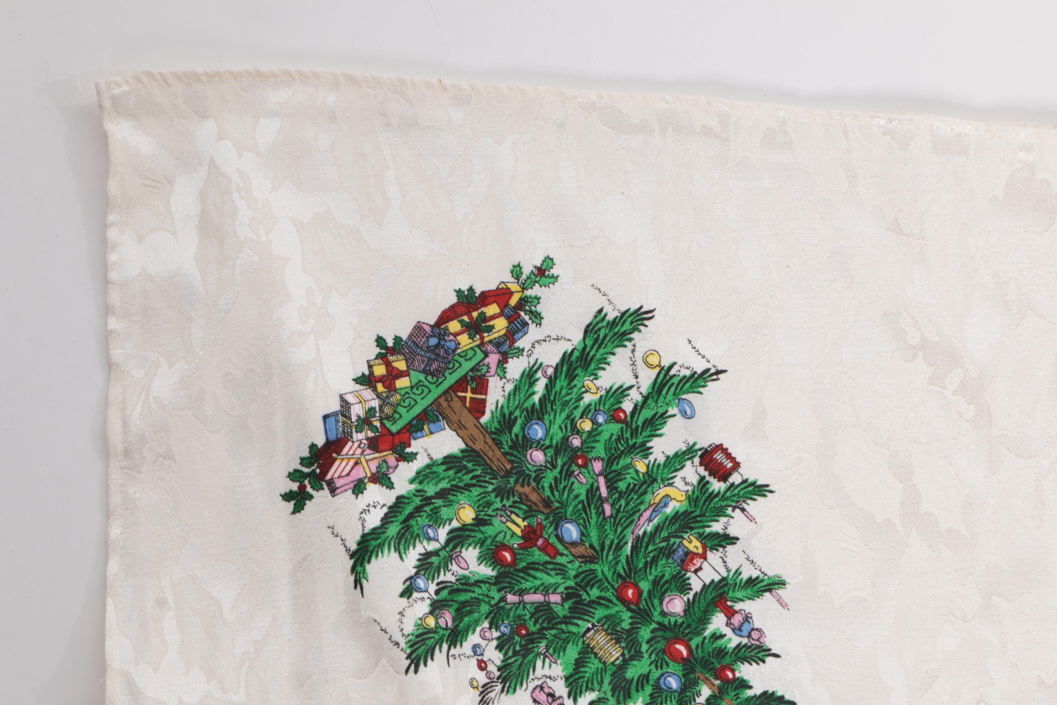 Christmas Themed Table Linens