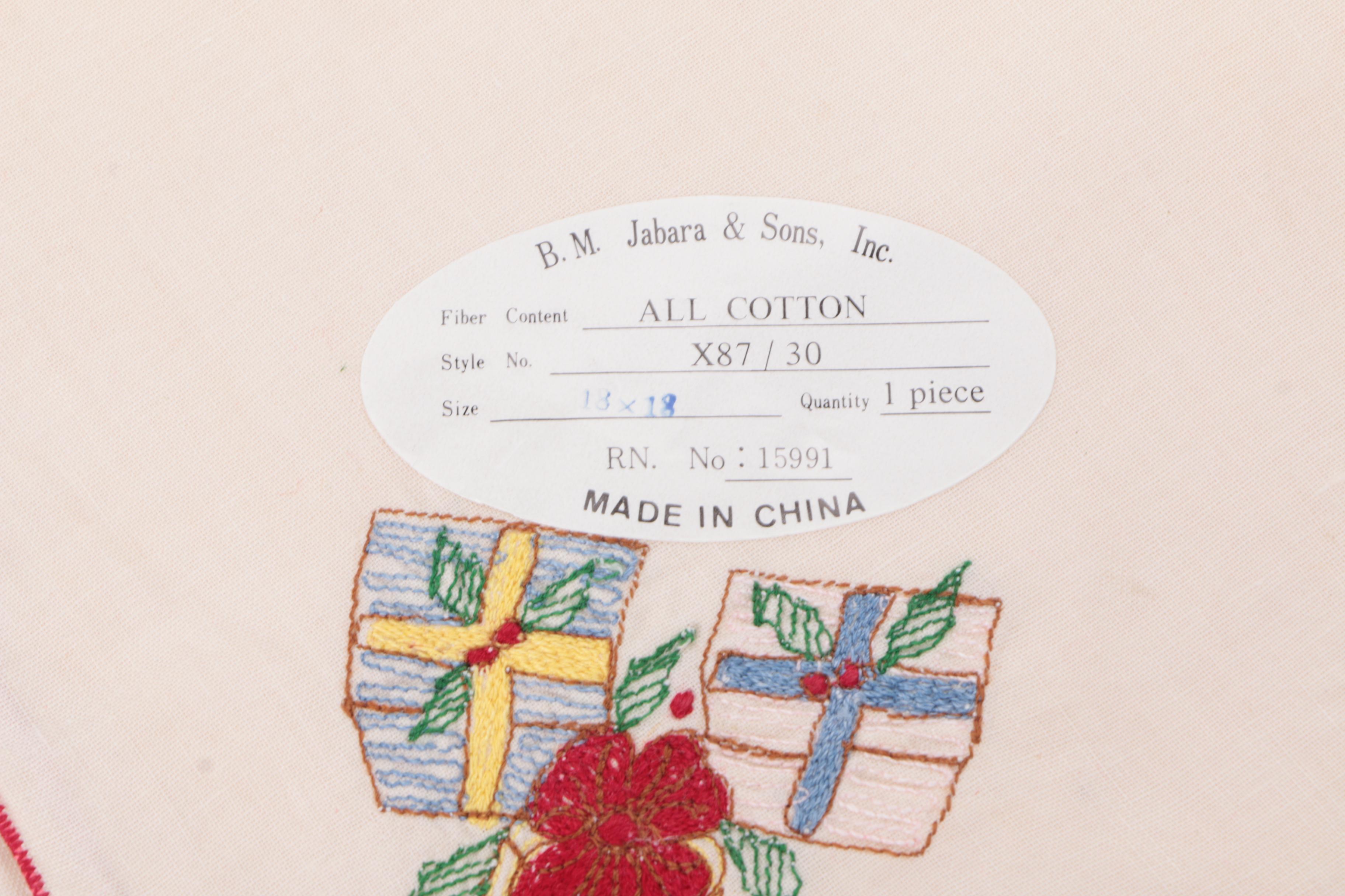 Christmas Themed Table Linens