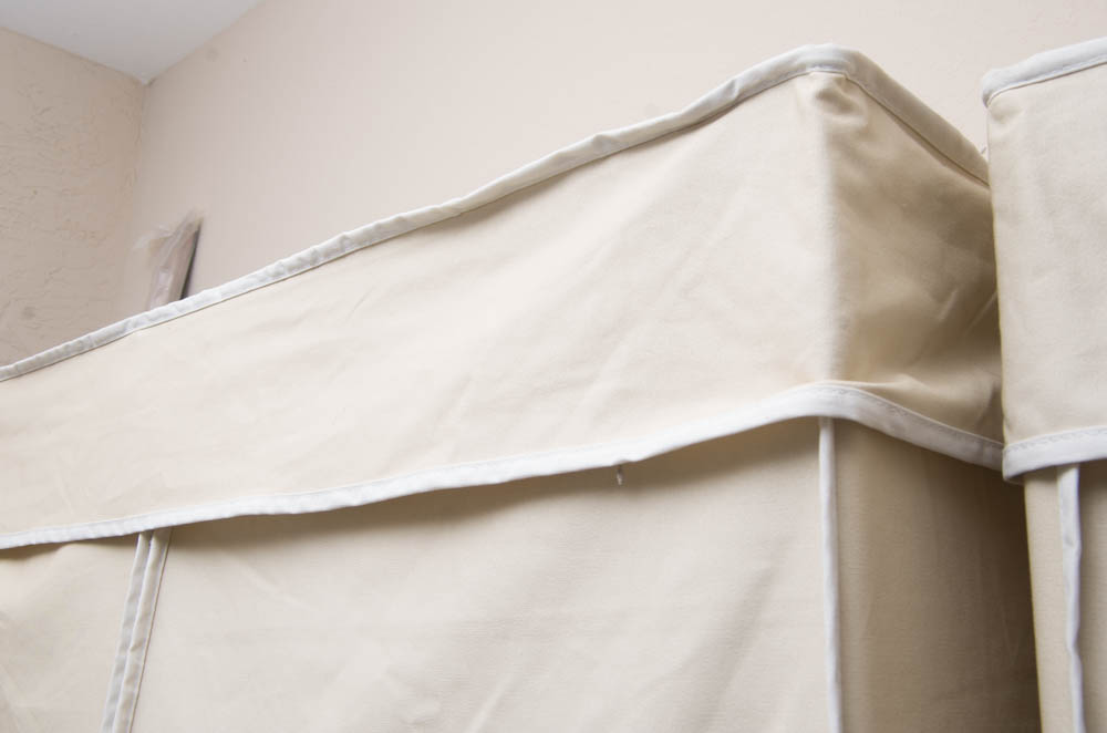 InterMetro Clothes Rack With Canvas Cover