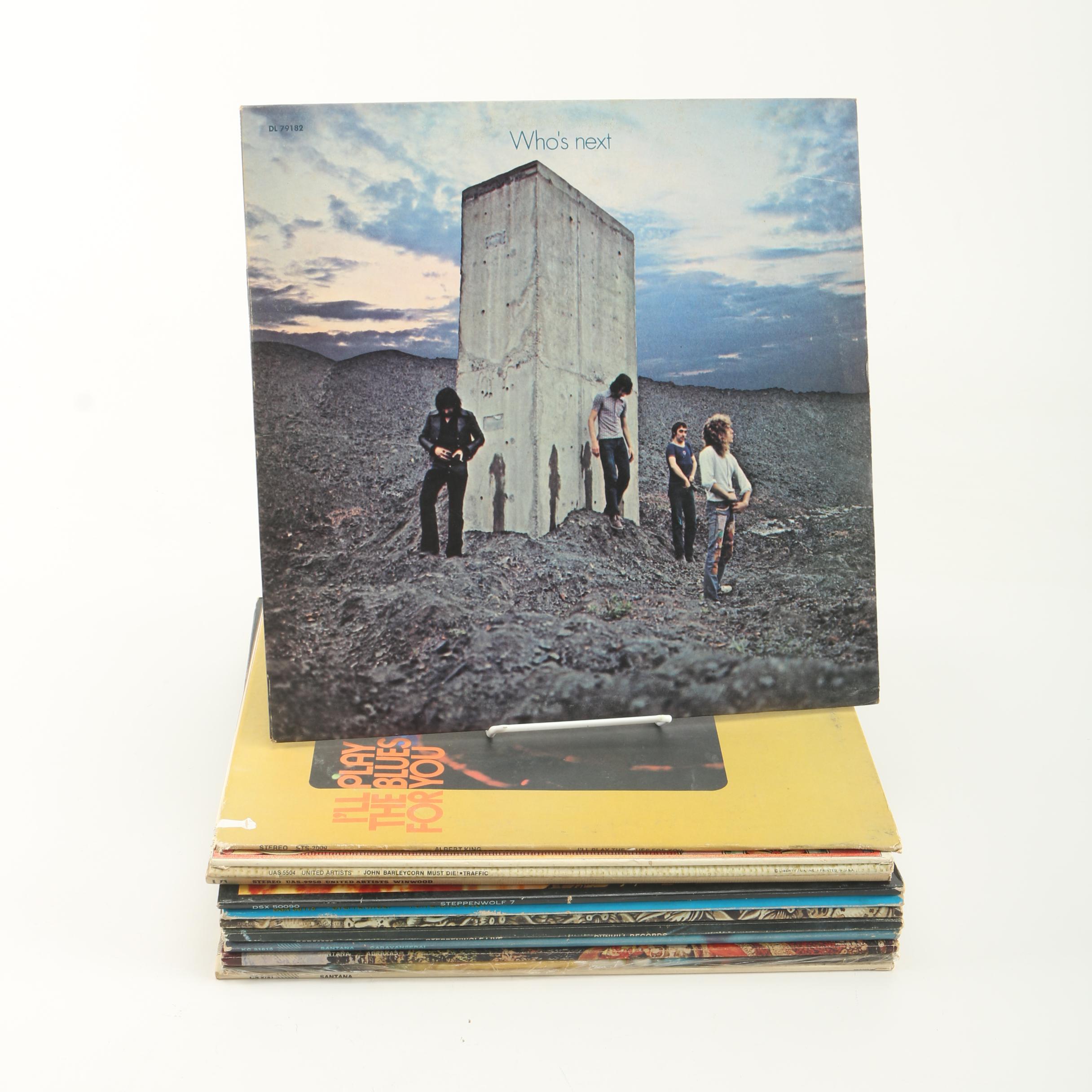 The Who, Santana, Steppenwolf, Traffic, Steve Winwood and Other Classic Rock Records