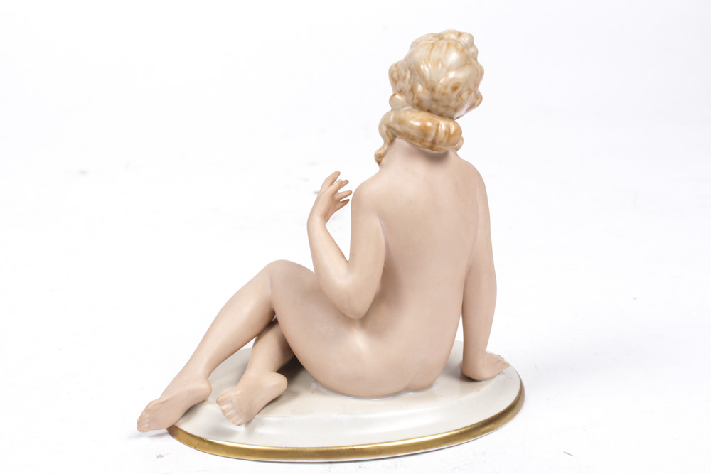Gerold Porzellan Art Deco Nude Figurine