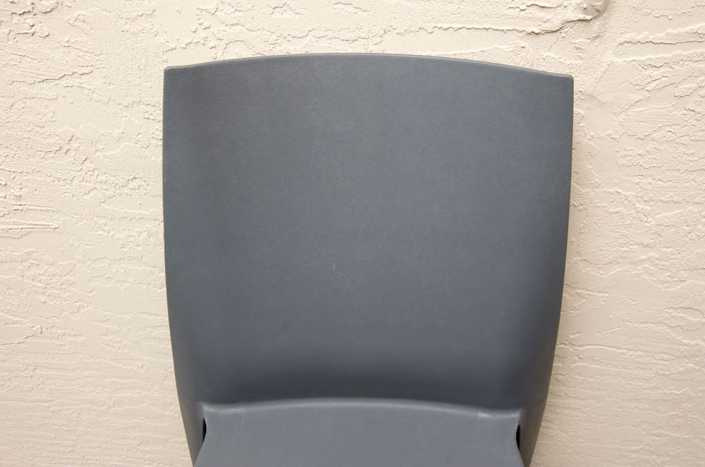 Six Bellini Style Plastic Chairs