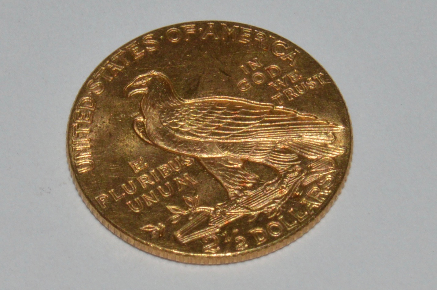1927 Indian Head 2.5 Dollar Gold Quarter Eagle Coin