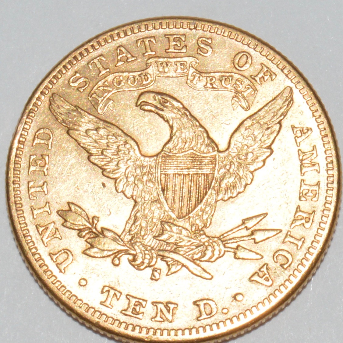 1899-S Liberty Head Ten Dollar Gold Eagle Coin