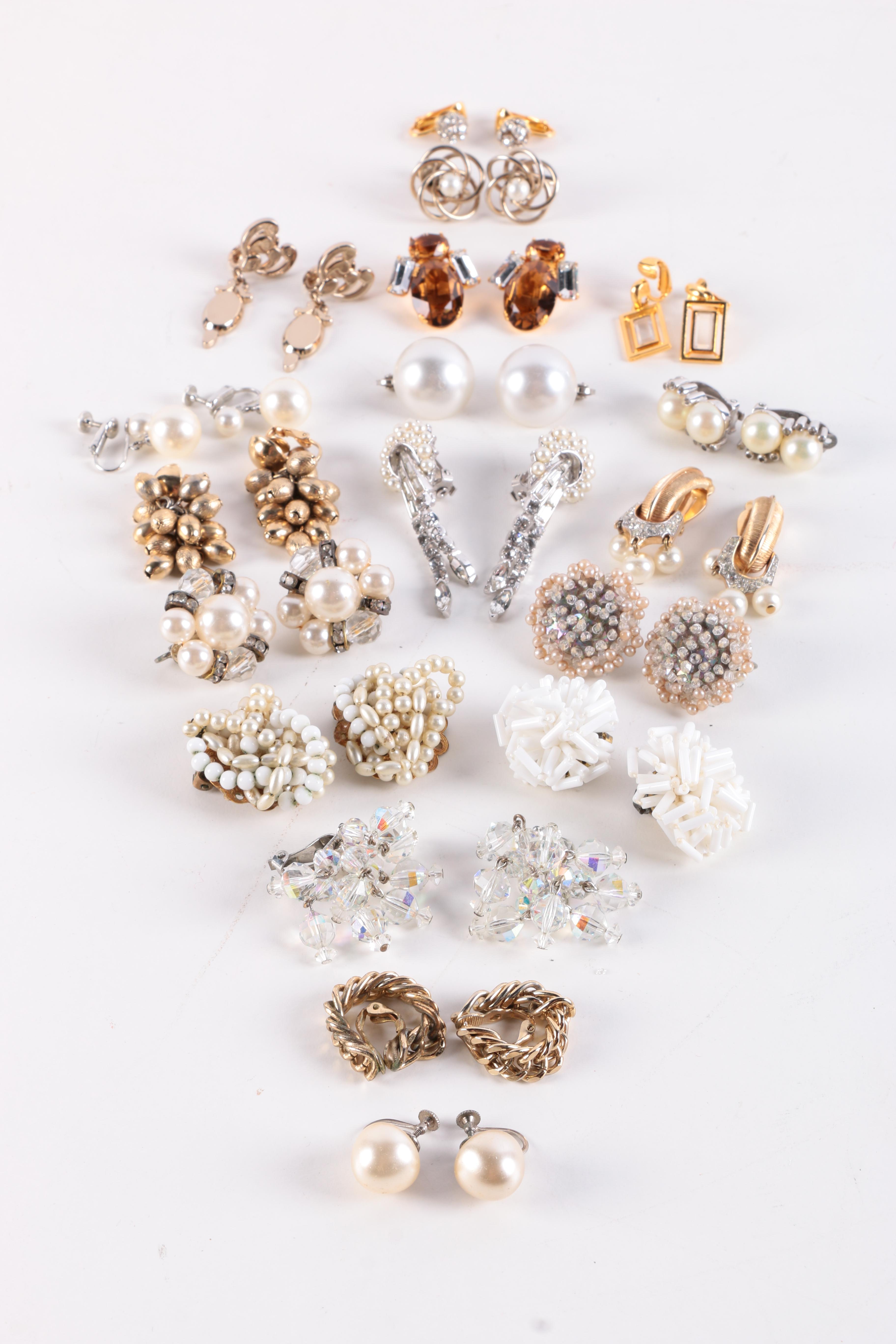 Vintage Faux Pearl Jewelry