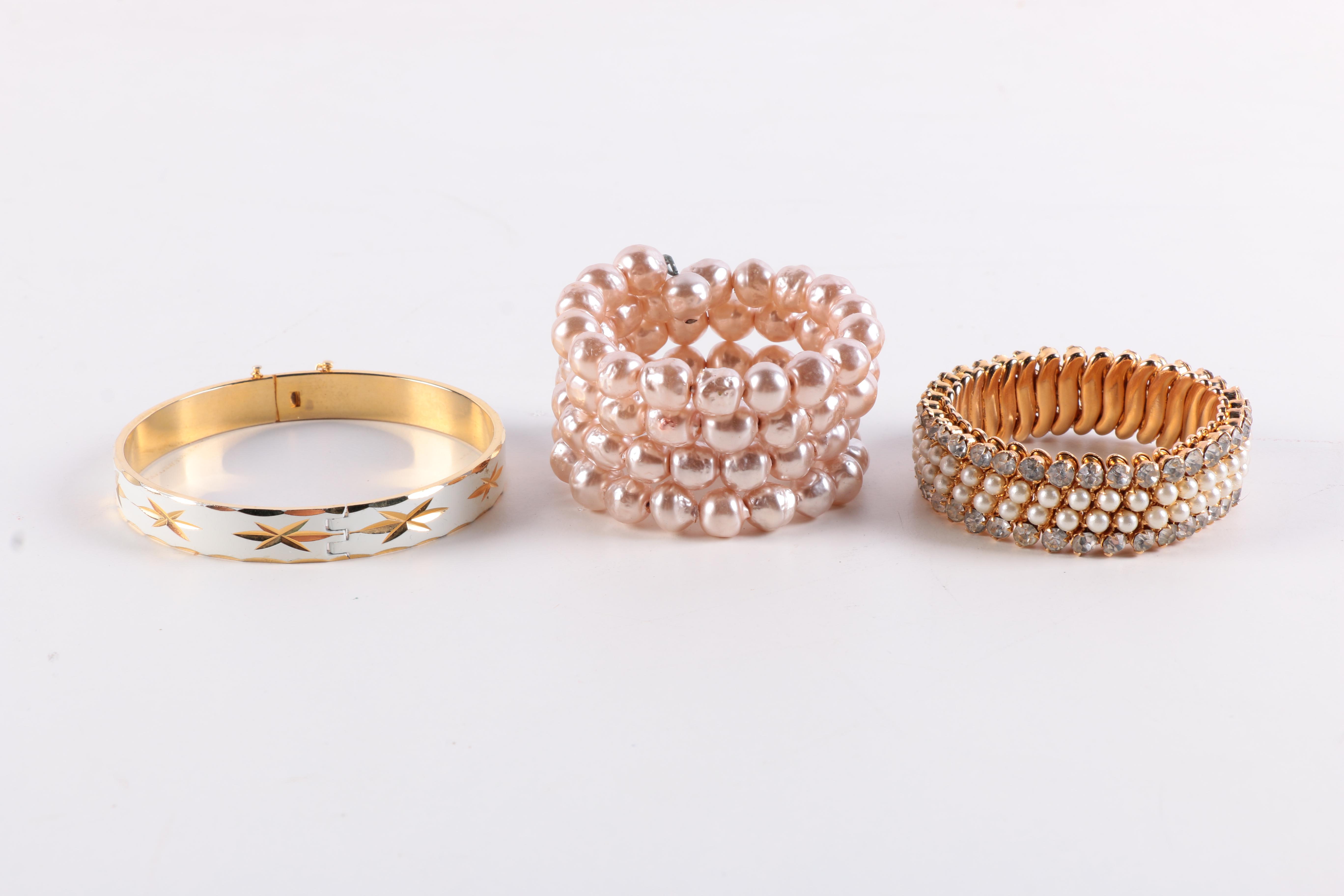 Vintage Faux Pearl Jewelry